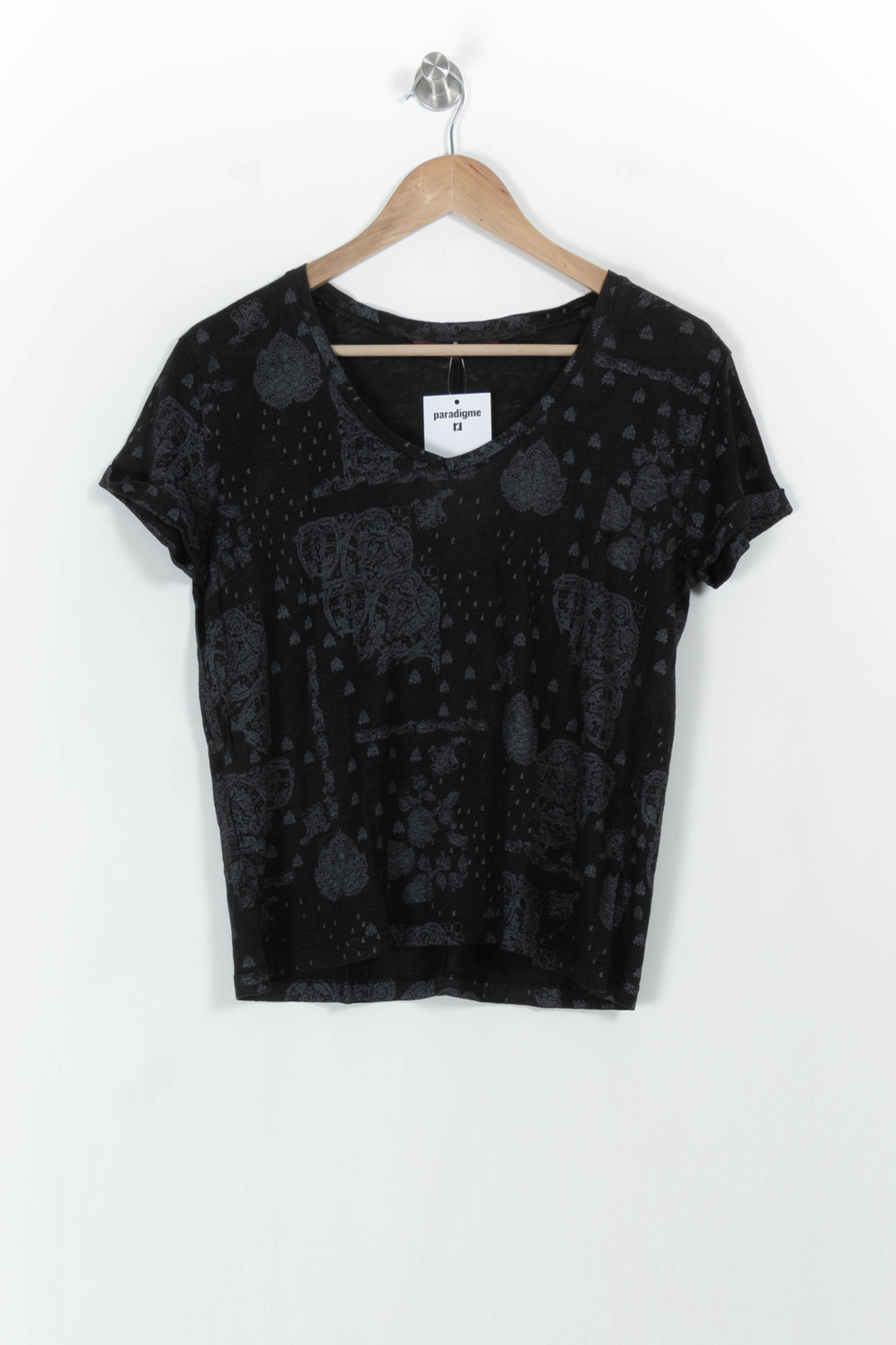 Tommy Badge T-shirt COMPTOIR DES COTONNIERS - Seconde main Black