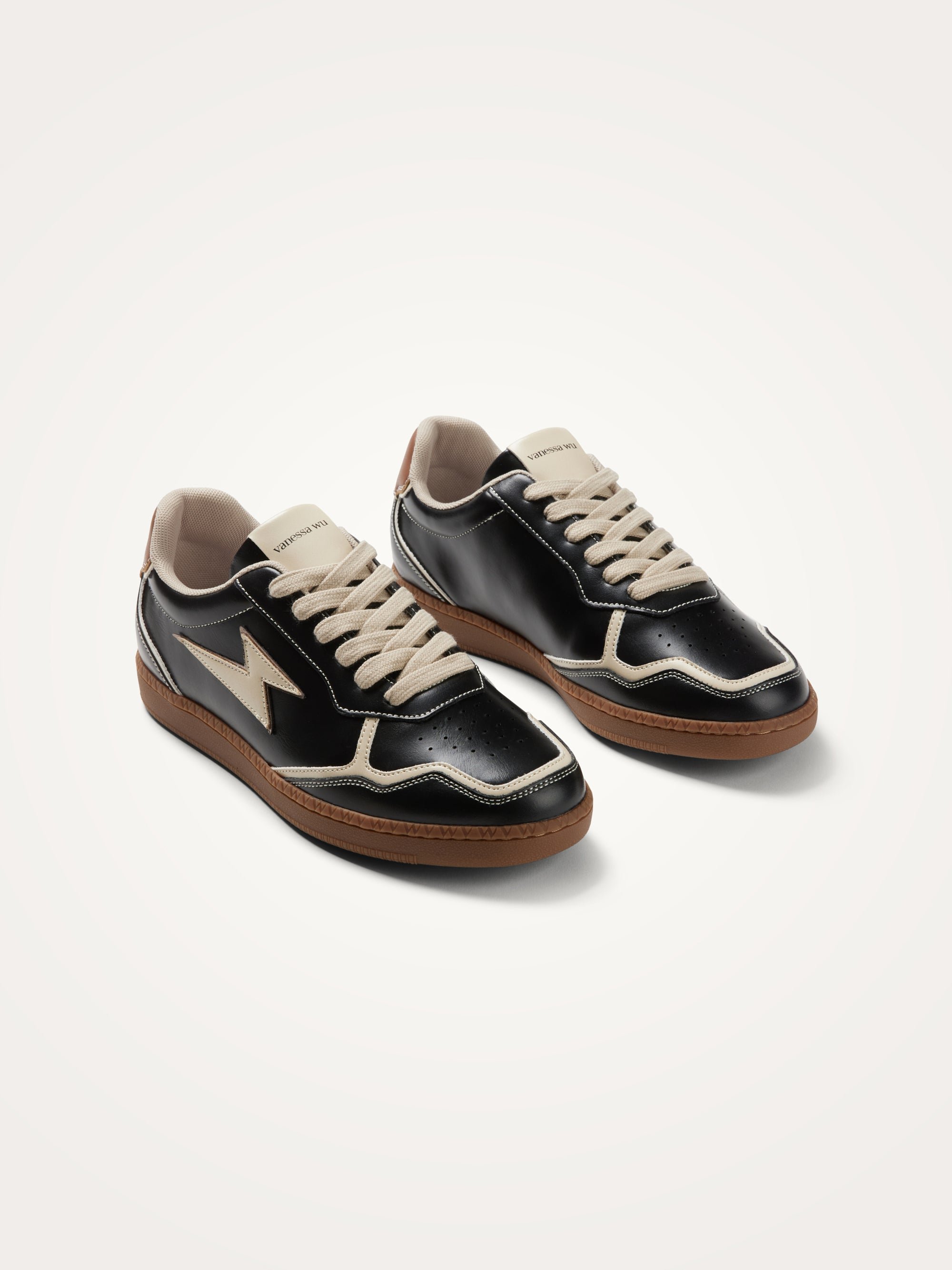 Lightning retro sole sneakers VANESSA WU Black