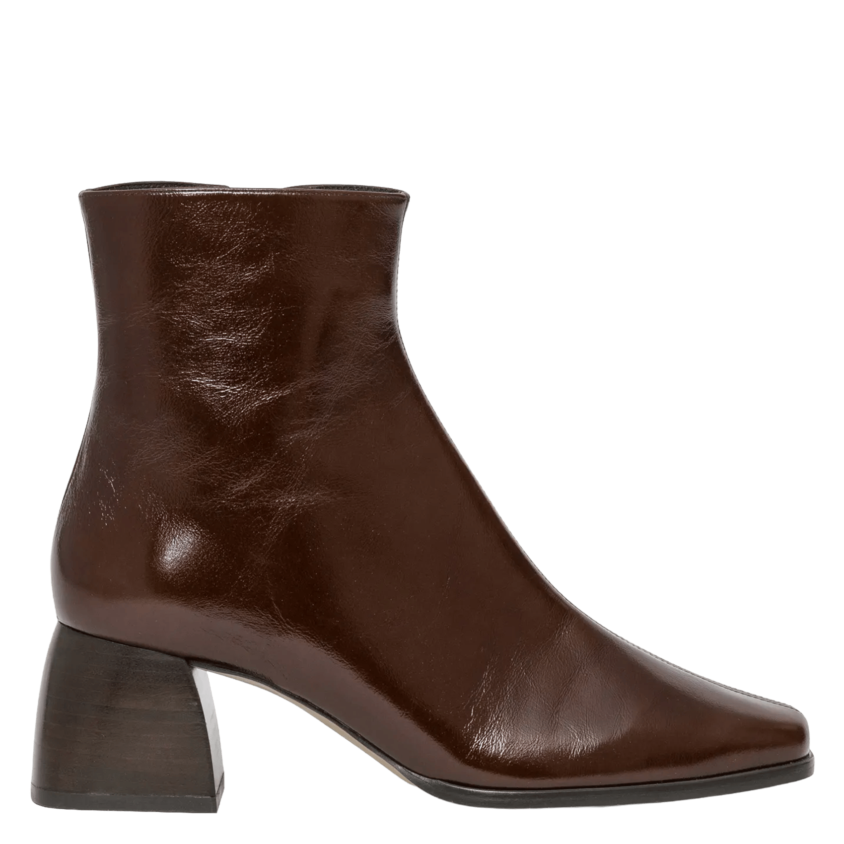 Lakleren enkellaarzen BOCAGE