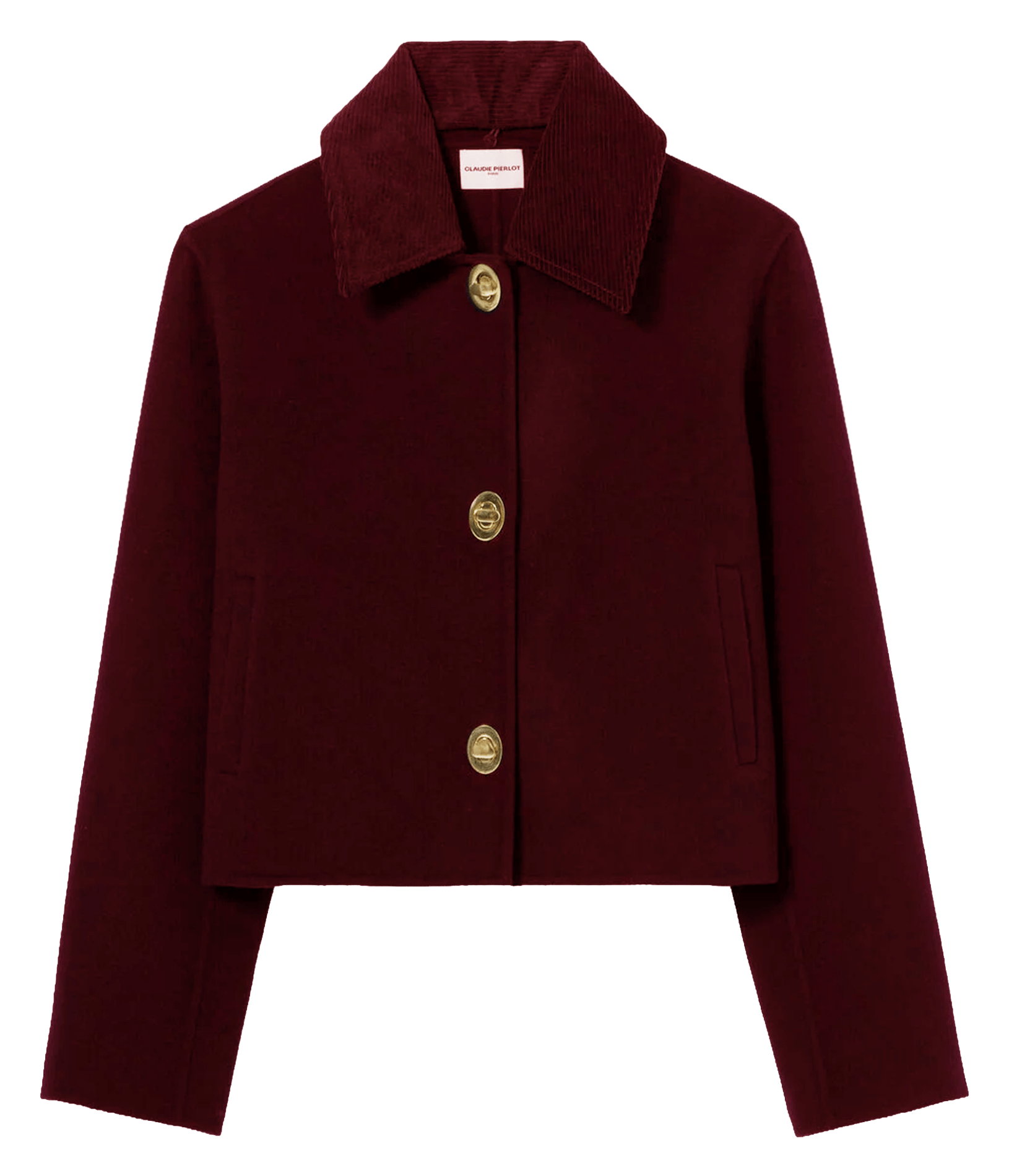 Kurzjacke aus Wollmix CLAUDIE PIERLOT Rot