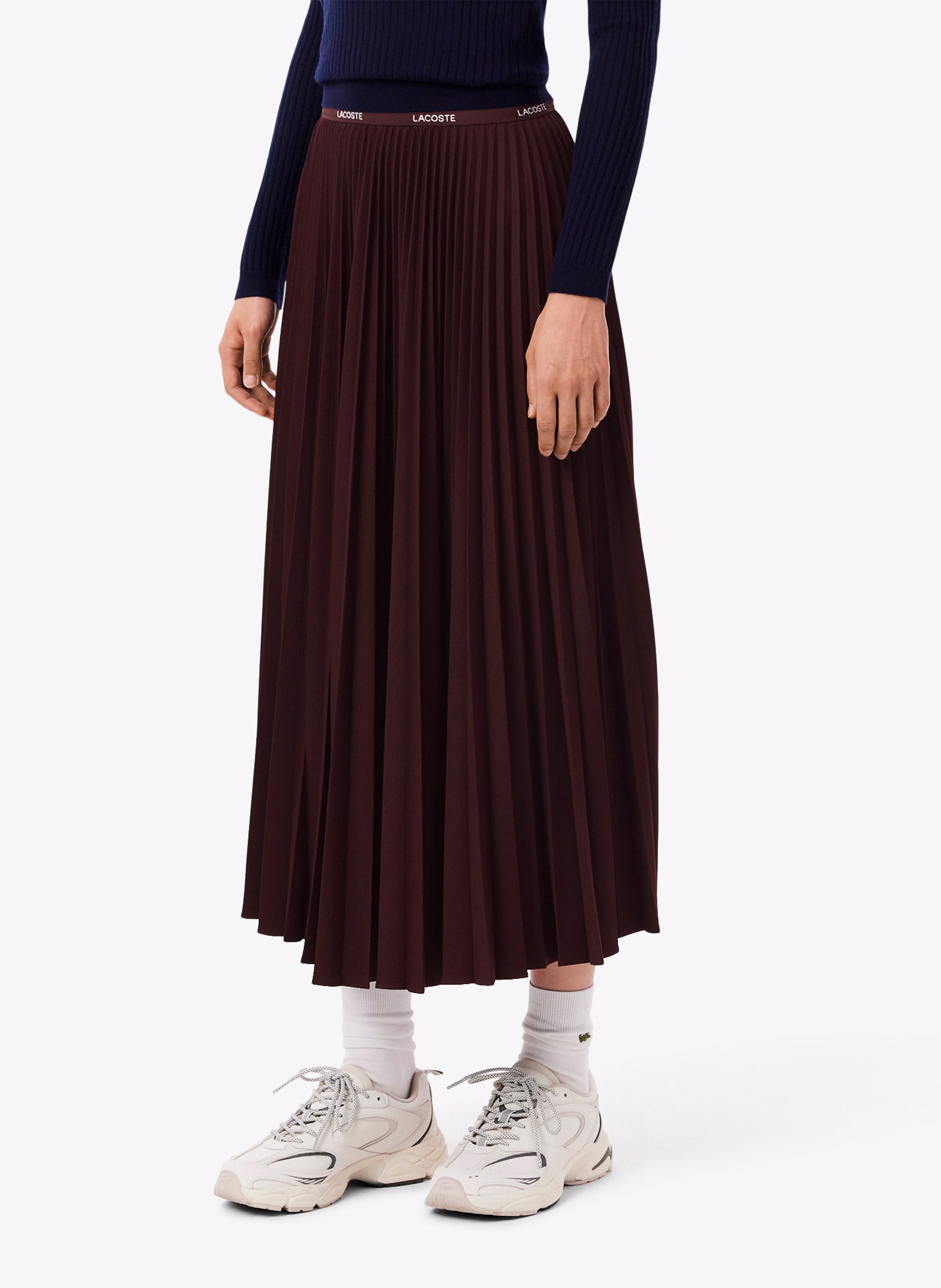 Midi geplooide rok LACOSTE