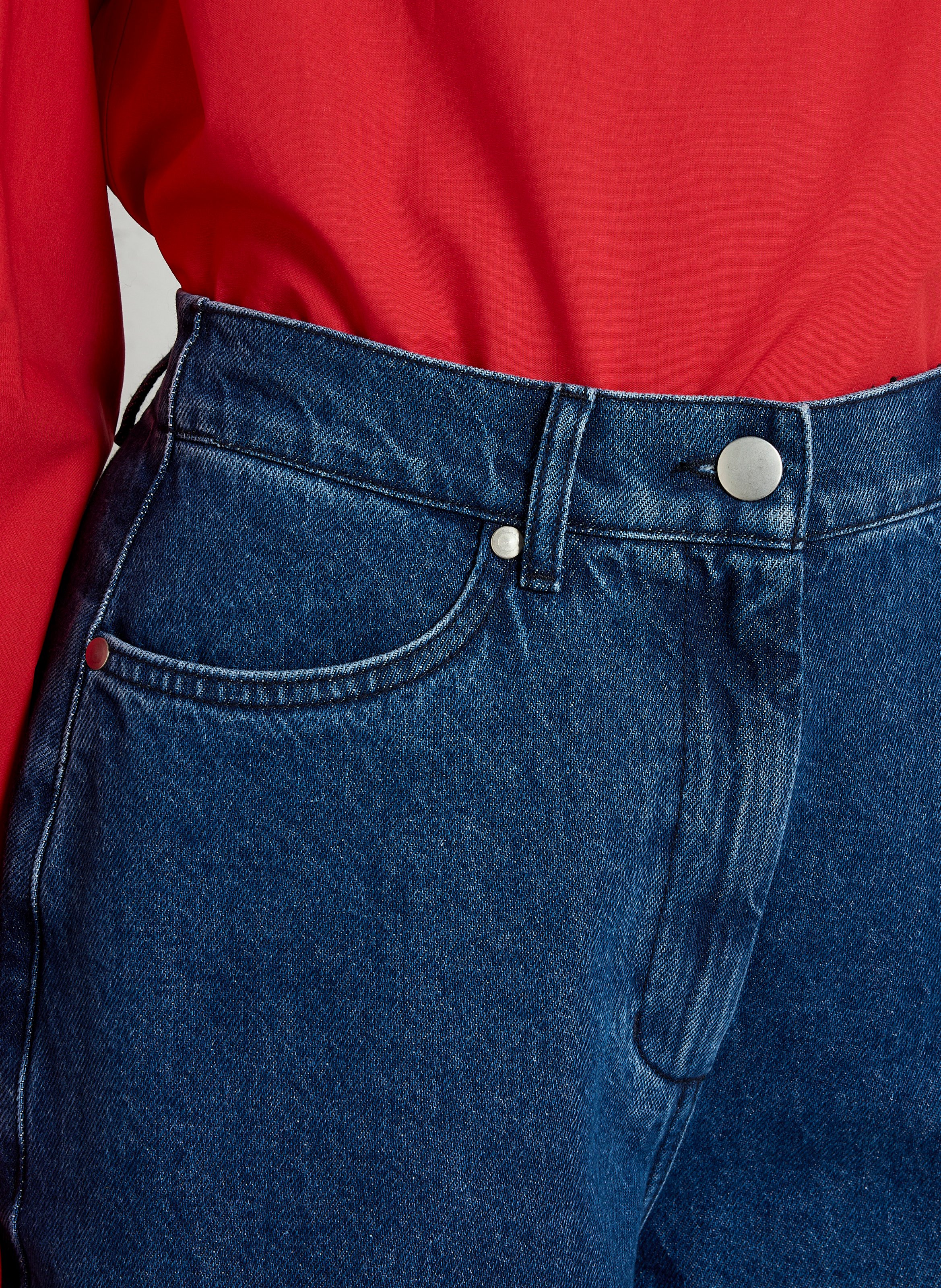 Jeansrock aus Baumwollmischung RUE DE TOKYO Blau