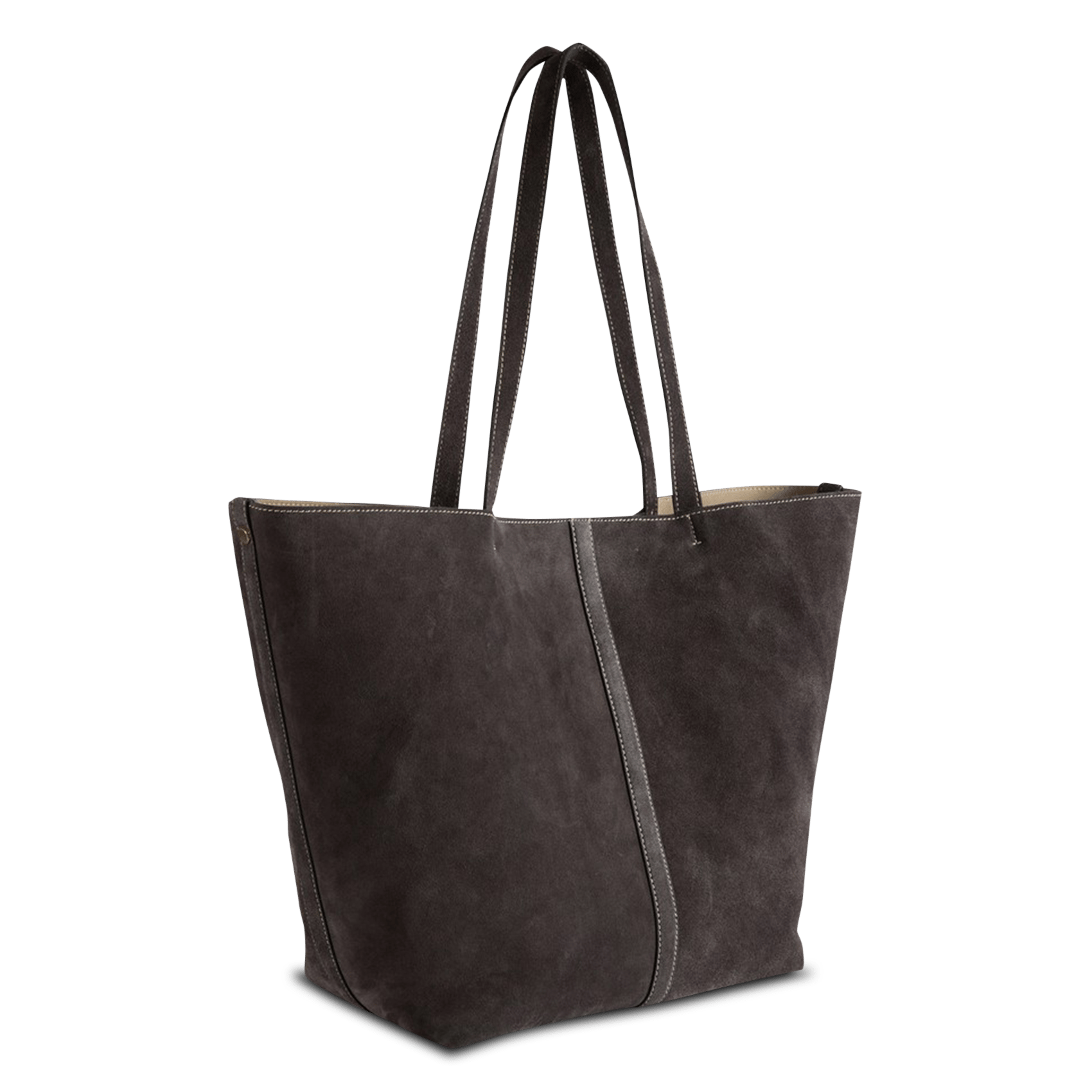 Suède shopper | Wit VANESSA BRUNO Dames