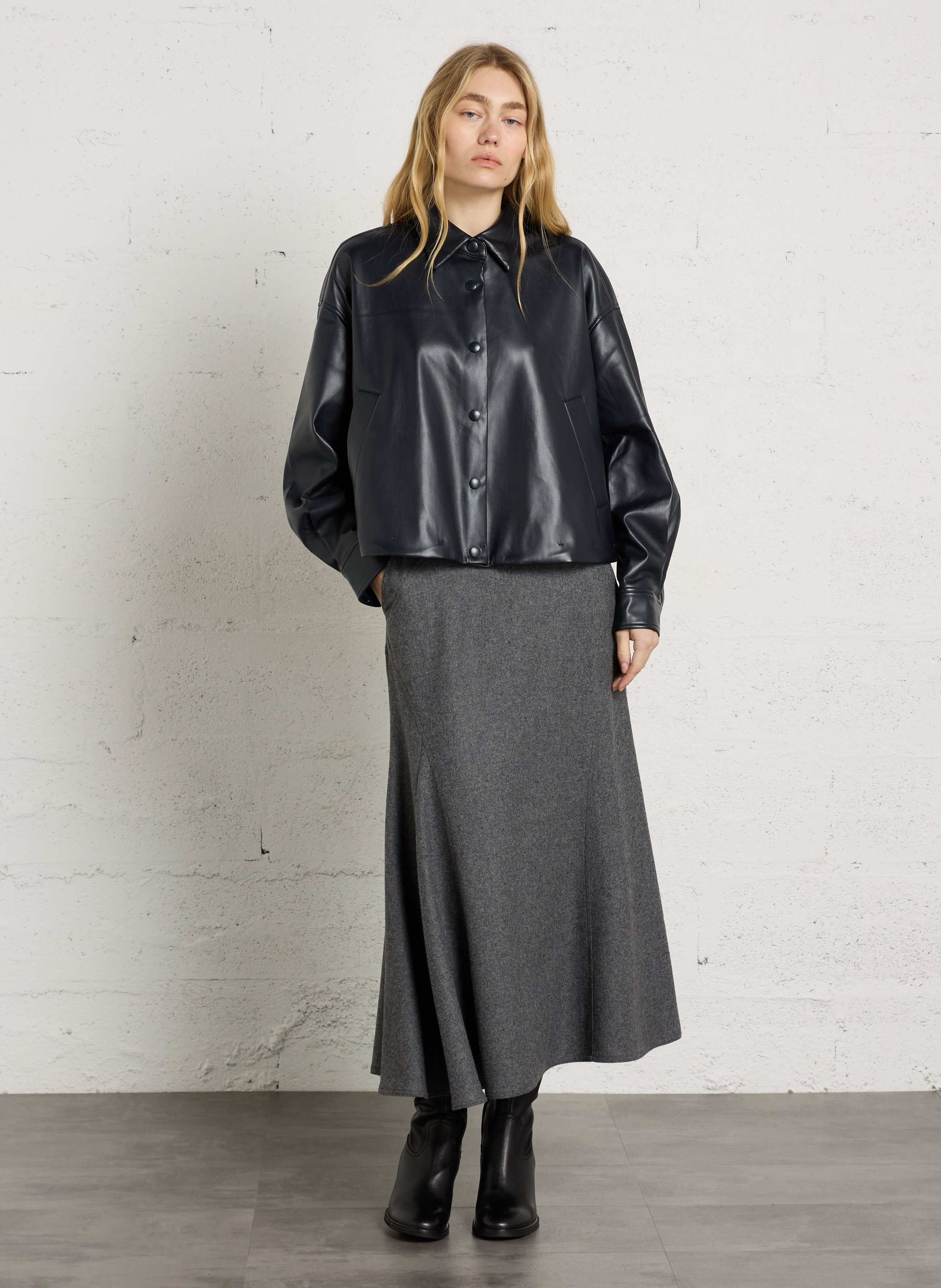 Stivali in camoscio di cuoio - Look 2