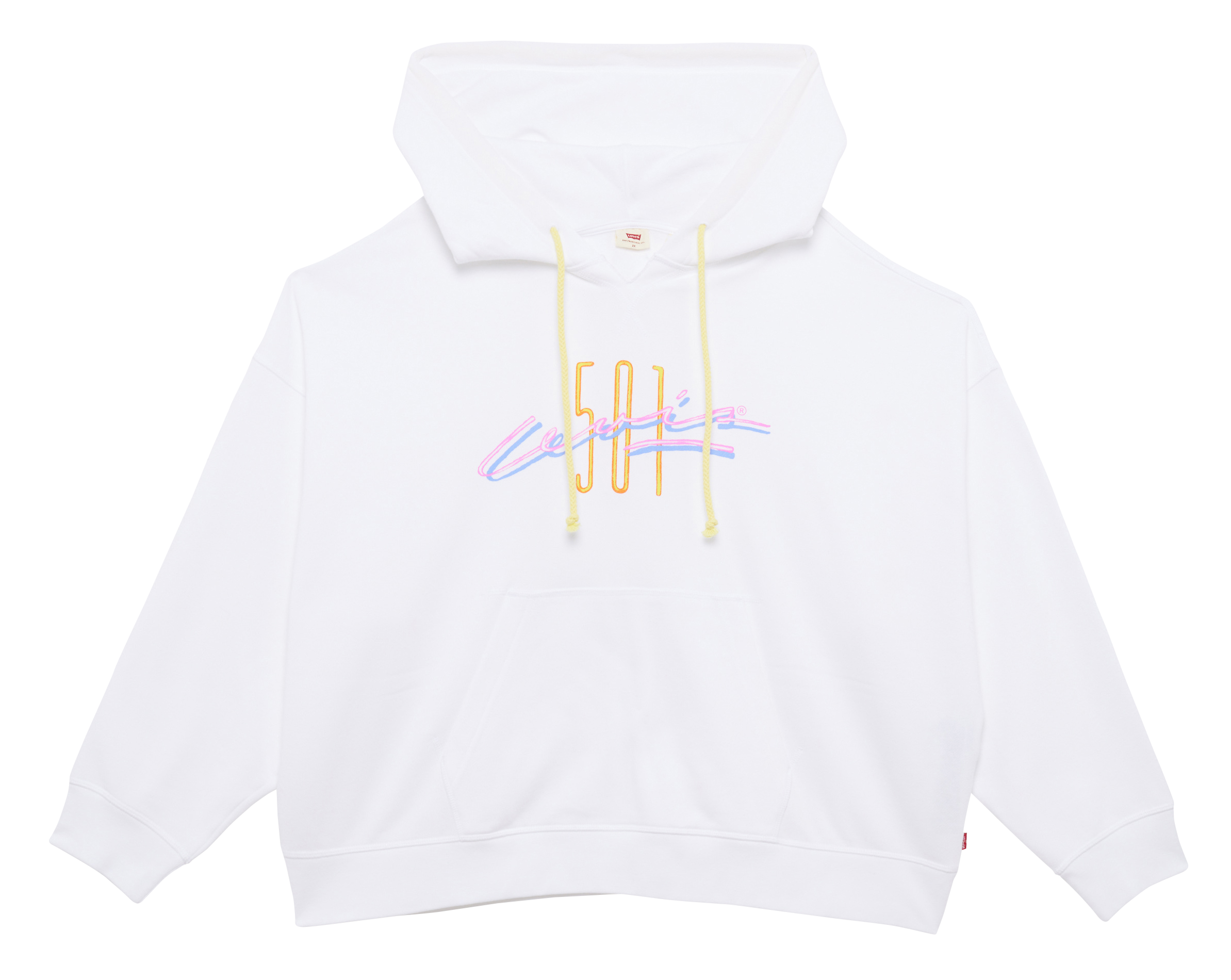 Screen-printed cotton-blend sweatshirt LEVI'S White