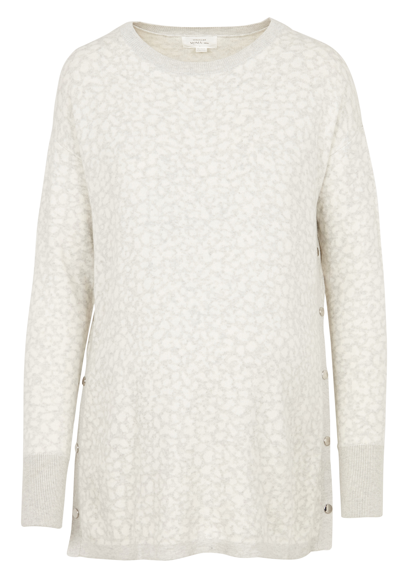 Assorted printed cotton sweaters SERAPHINE Grey