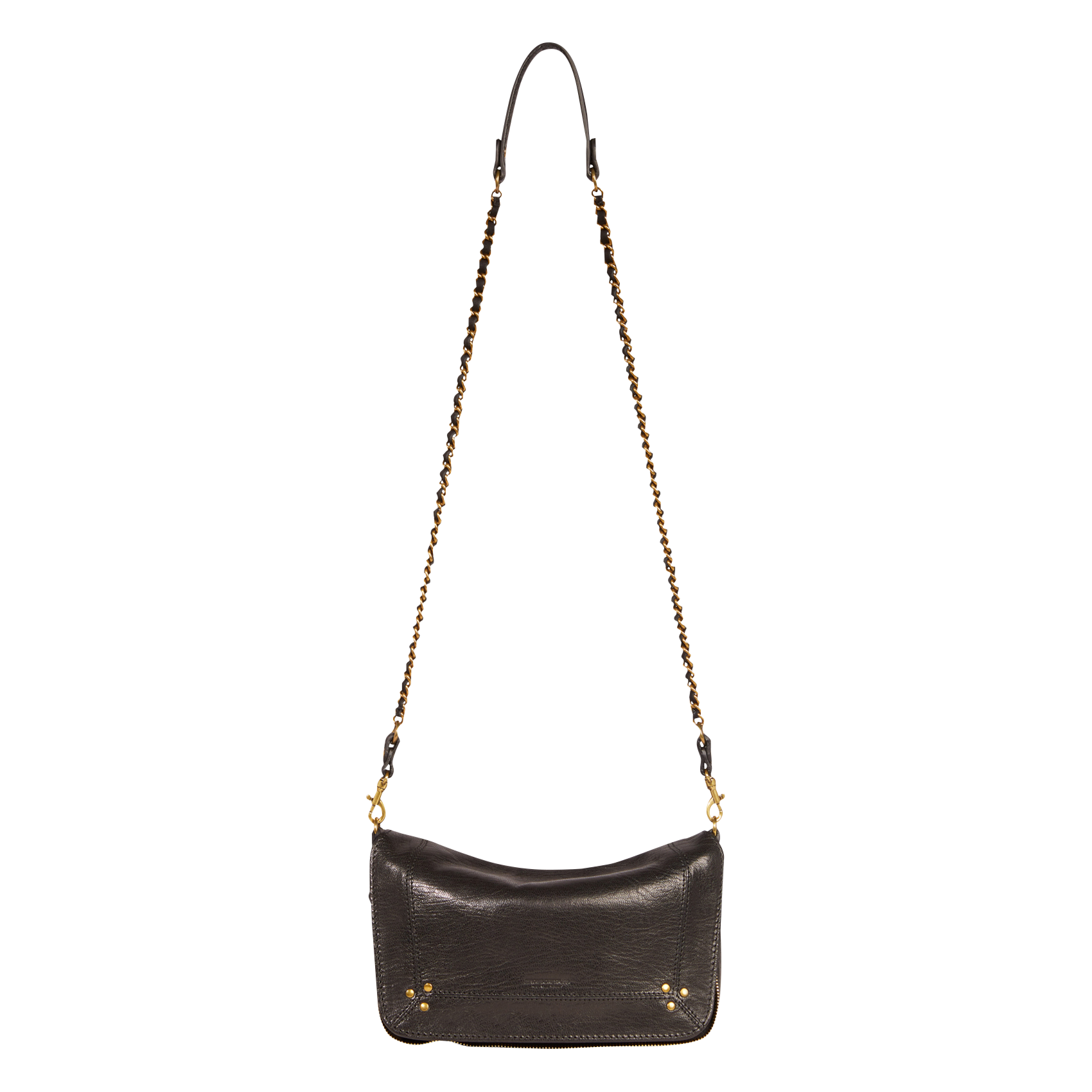 Leather shoulder bag JEROME DREYFUSS Black