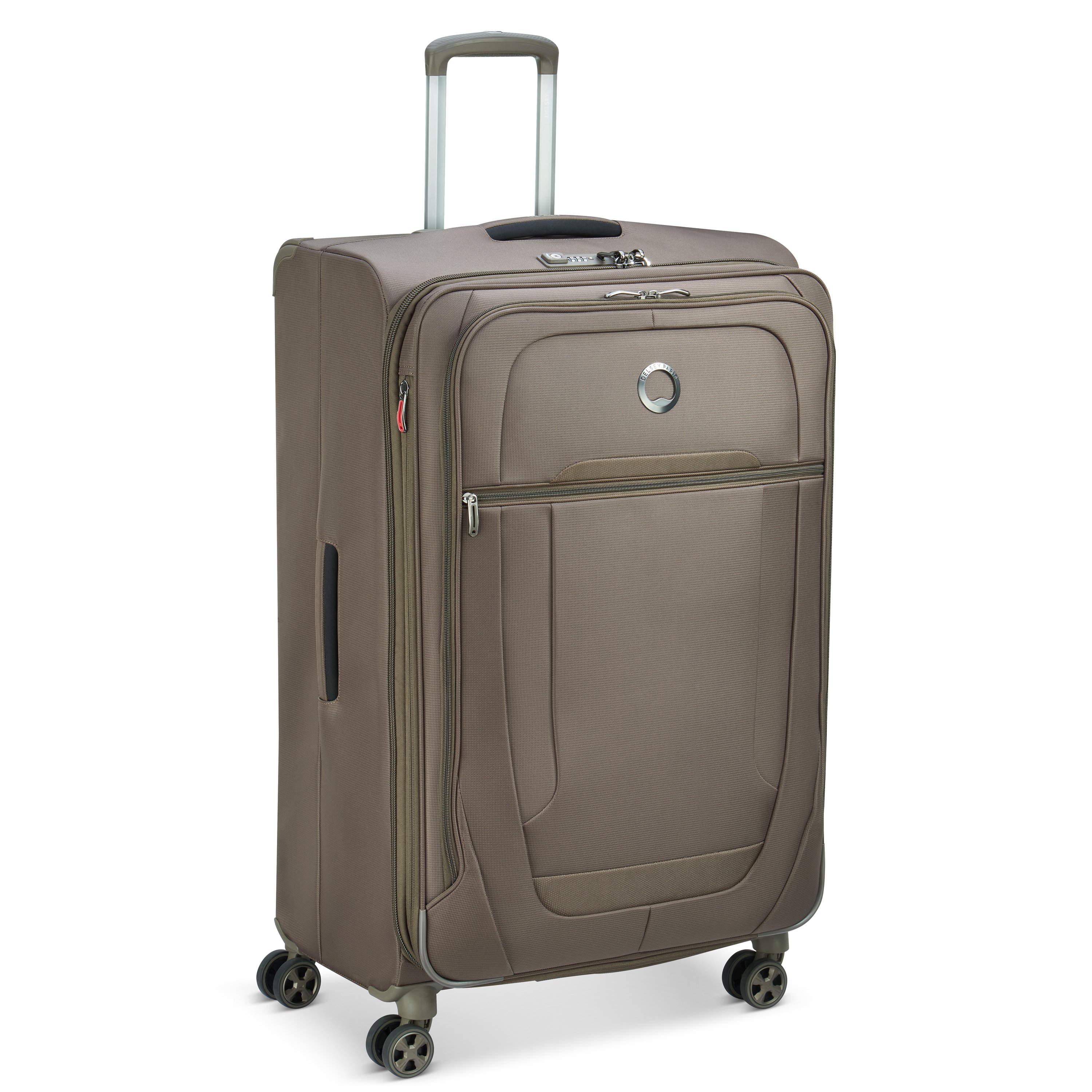 Soft hold suitcase Brown