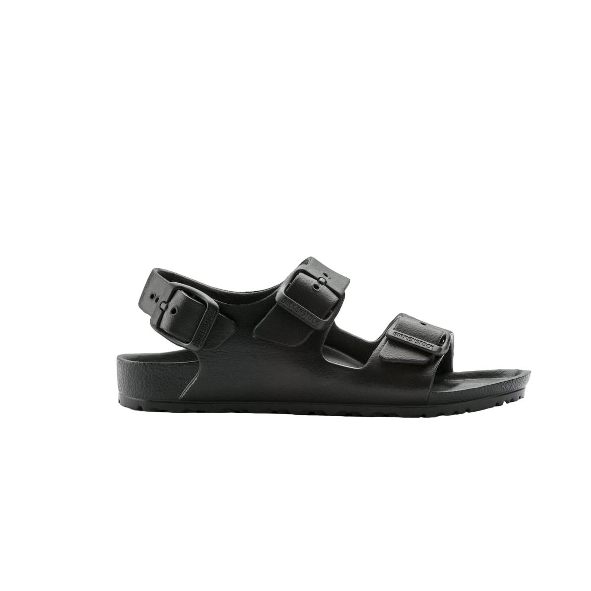 Faux leather sandals BIRKENSTOCK Black