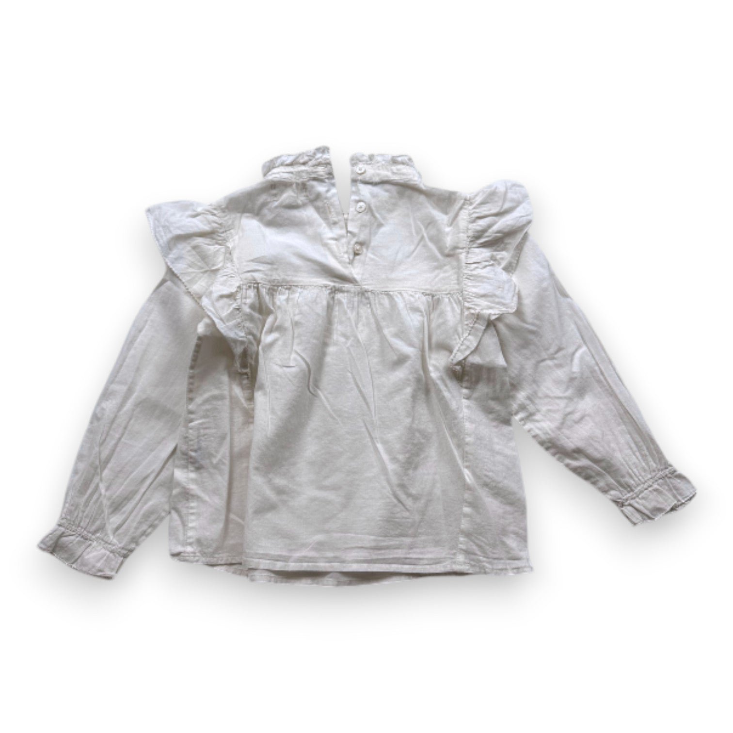 White child's blouse - 4 years LOUIS LOUISE - Seconde Main White