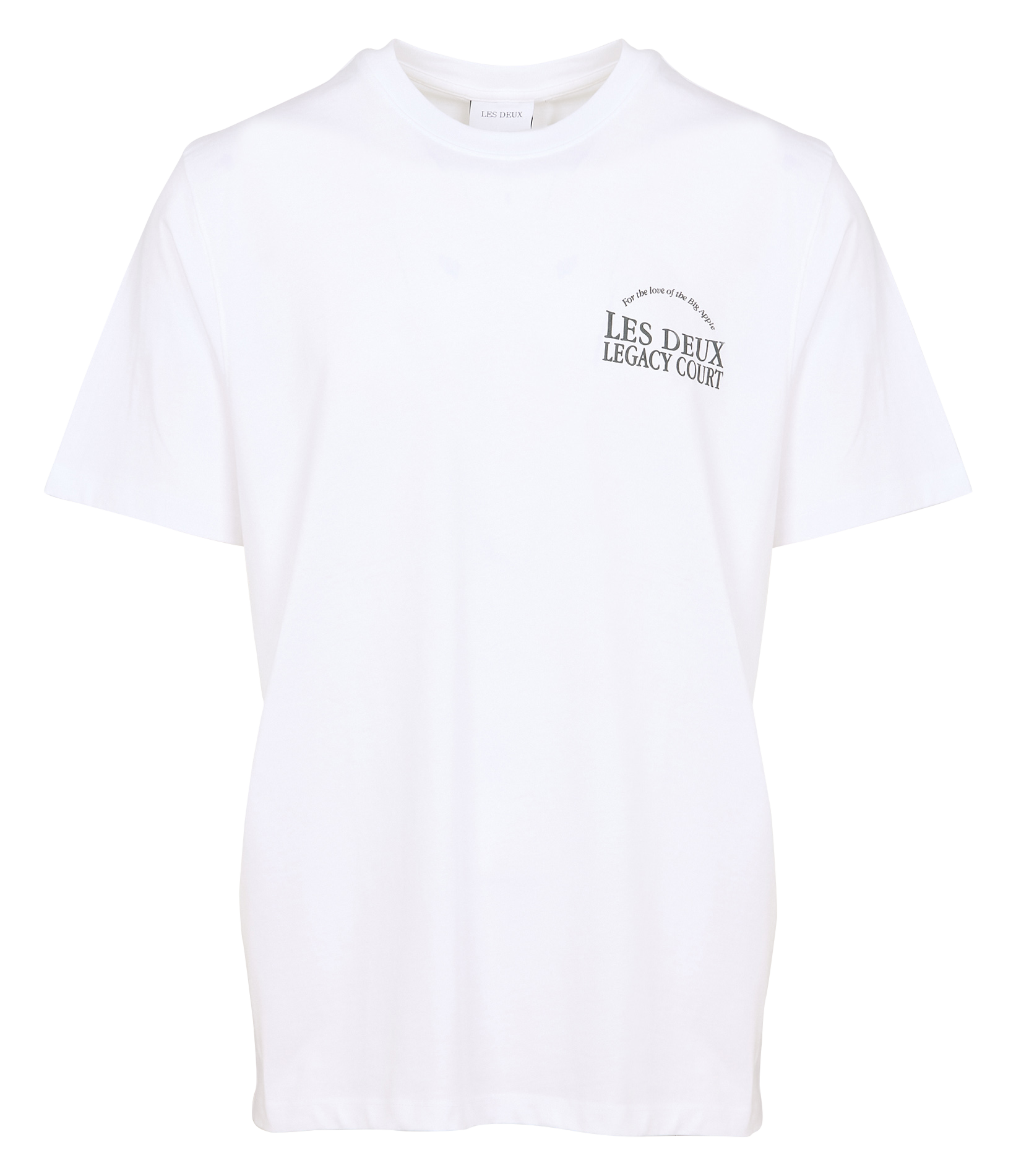 Short-sleeved organic cotton T-shirt LES DEUX White
