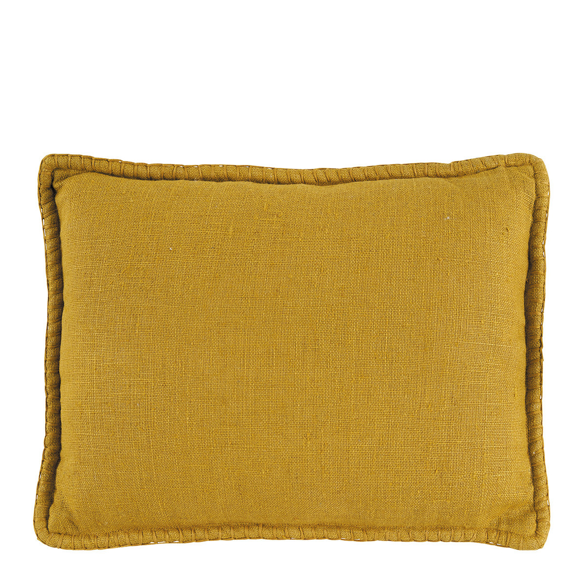 Linen cushion BLANC D'IVOIRE Yellow