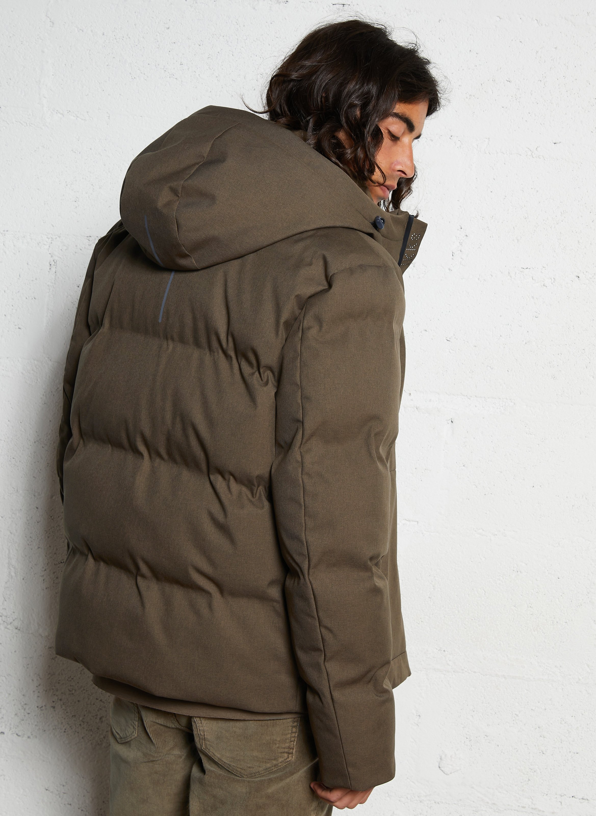 Wattierte Jacke mit Stehkragen, wasserdicht IKKS Braun