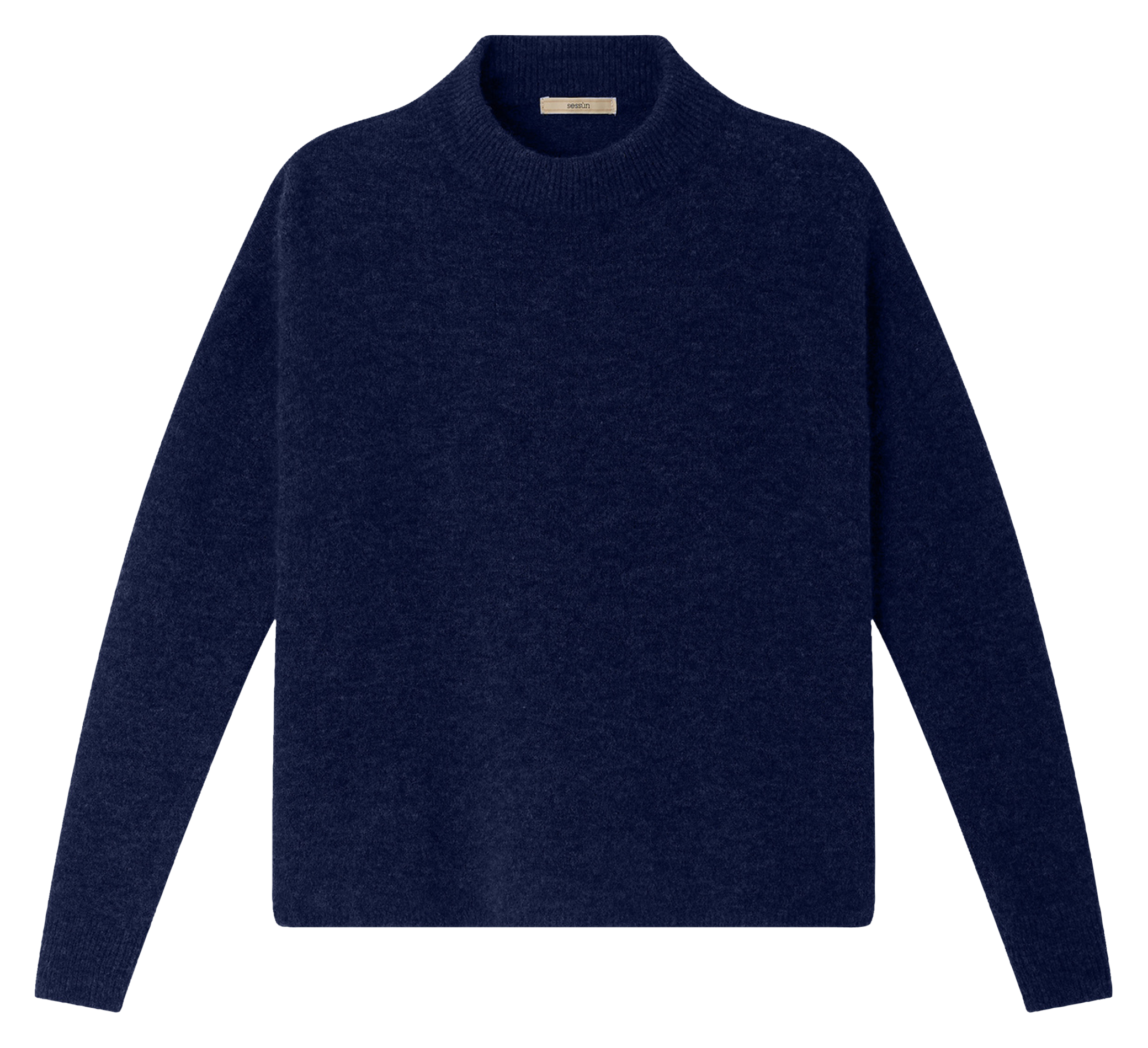 Pull ample en laine mélangée SESSUN Bleu