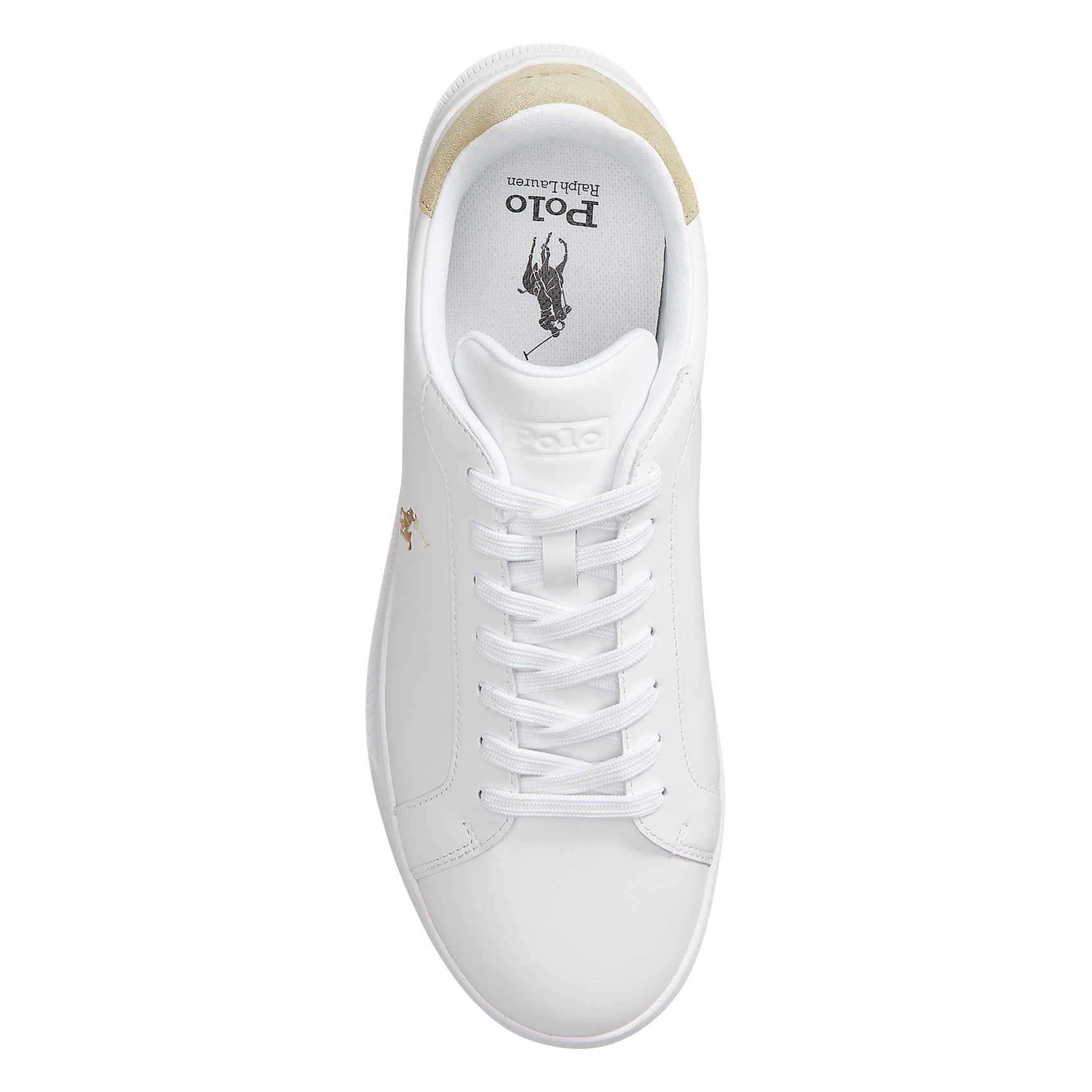 Baskets basses en cuir POLO RALPH LAUREN Blanc