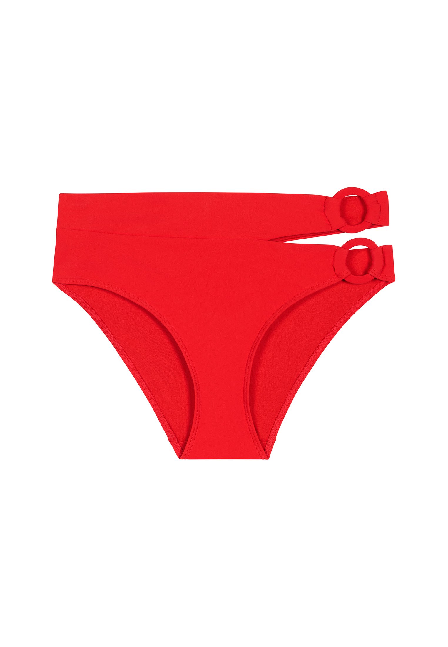 High-rise bikini bottoms AUBADE Red