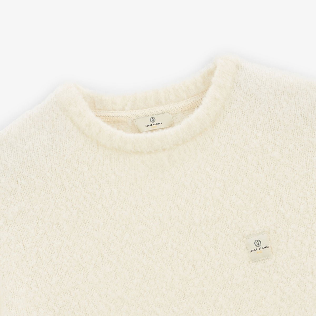 Loop wool sweater SERGE BLANCO White