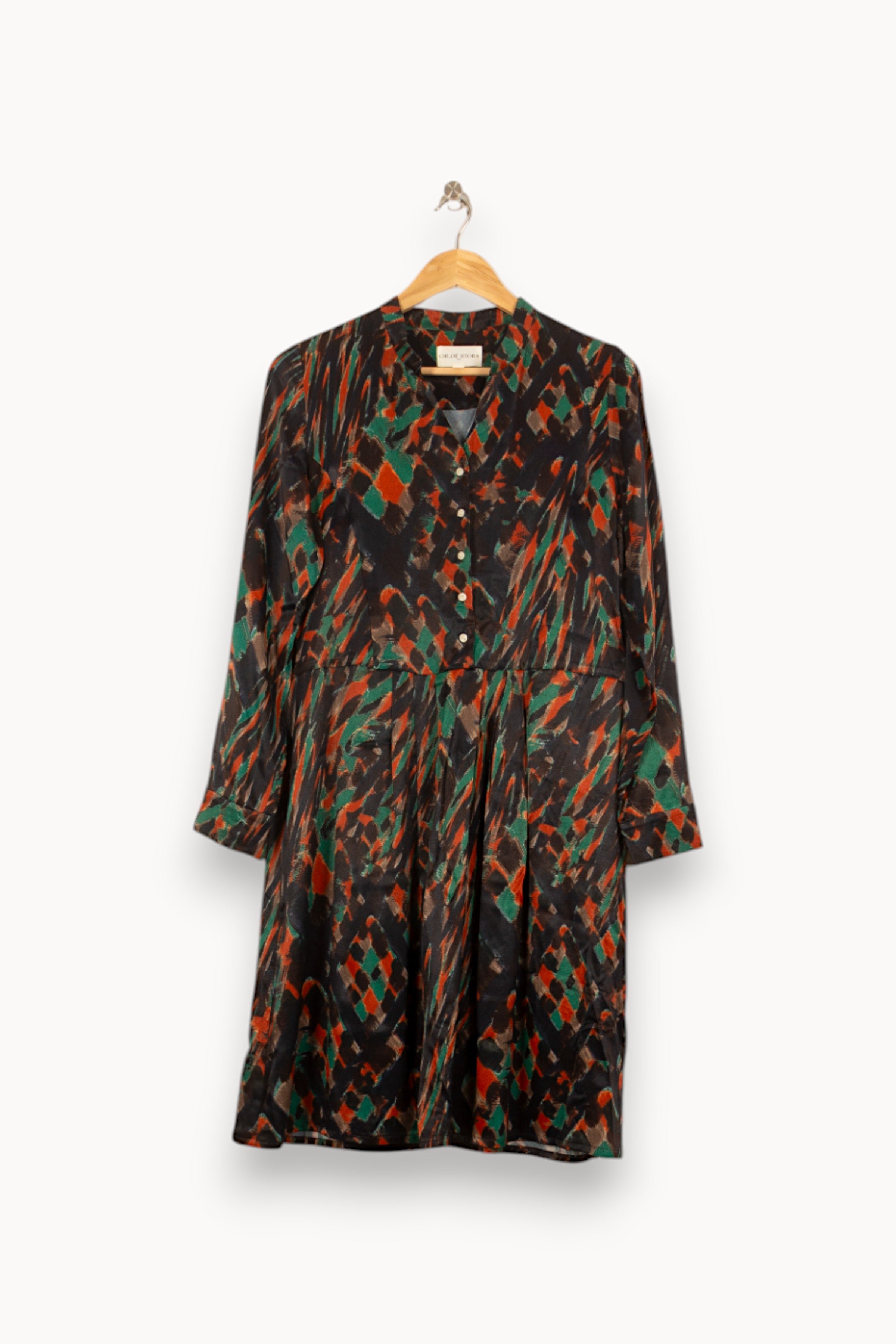 Midi dress CHLOE STORA - SECONDE MAIN Multicolored