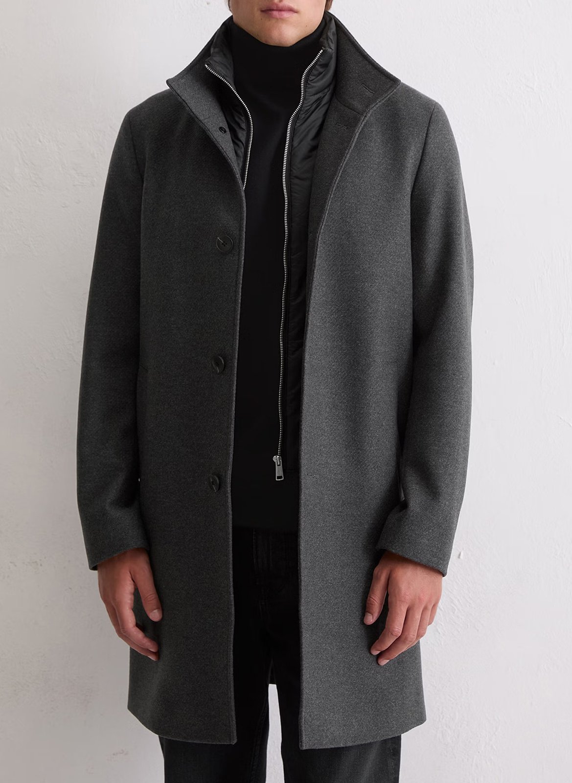 Manteau en laine mélangée  MARC O'POLO Gris