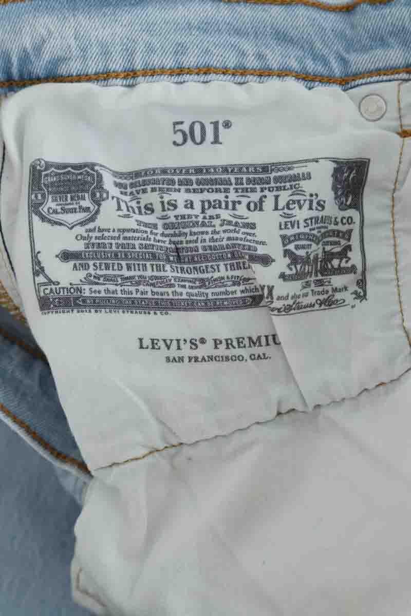 501 straight jeans LEVI'S - Seconde main Blue