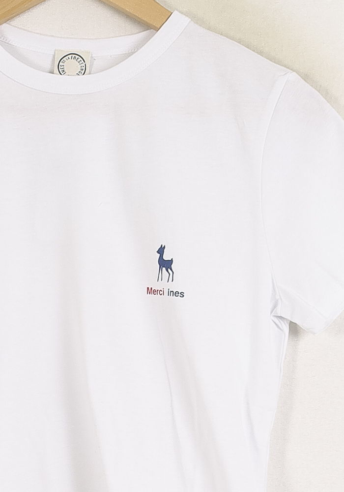 Tommy Badge T-shirt INES DE LA FRESSANGE - Seconde main White