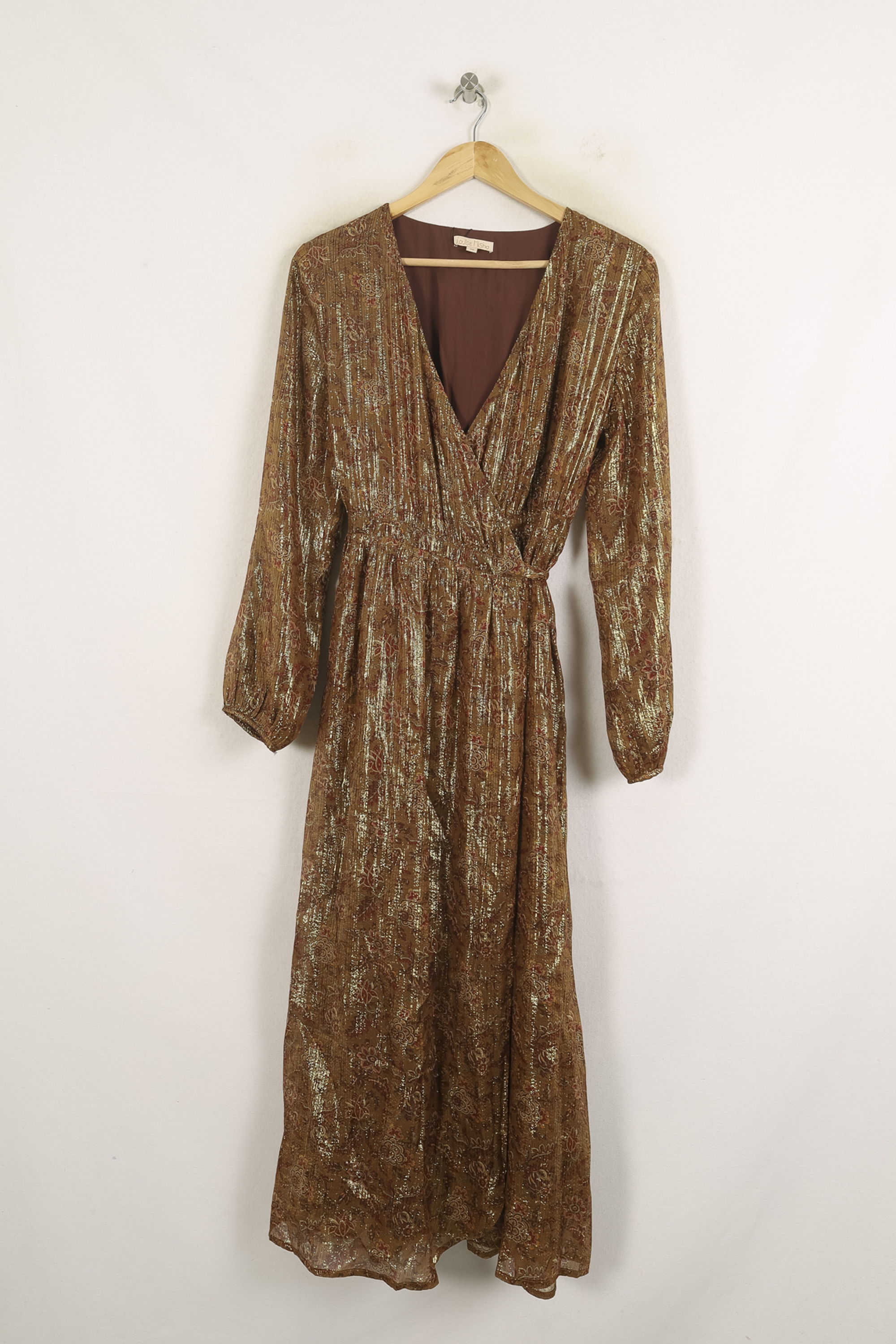 Long dress LOUISE MISHA - Seconde Main Brown