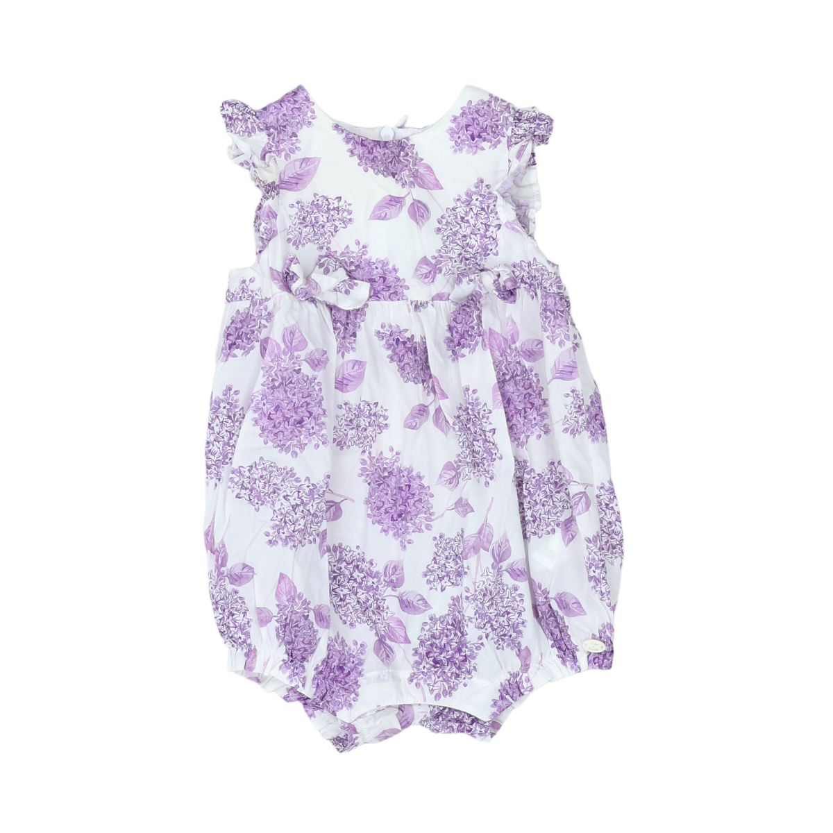 White Baby Romper - 9 months TARTINE ET CHOCOLAT - seconde-main White