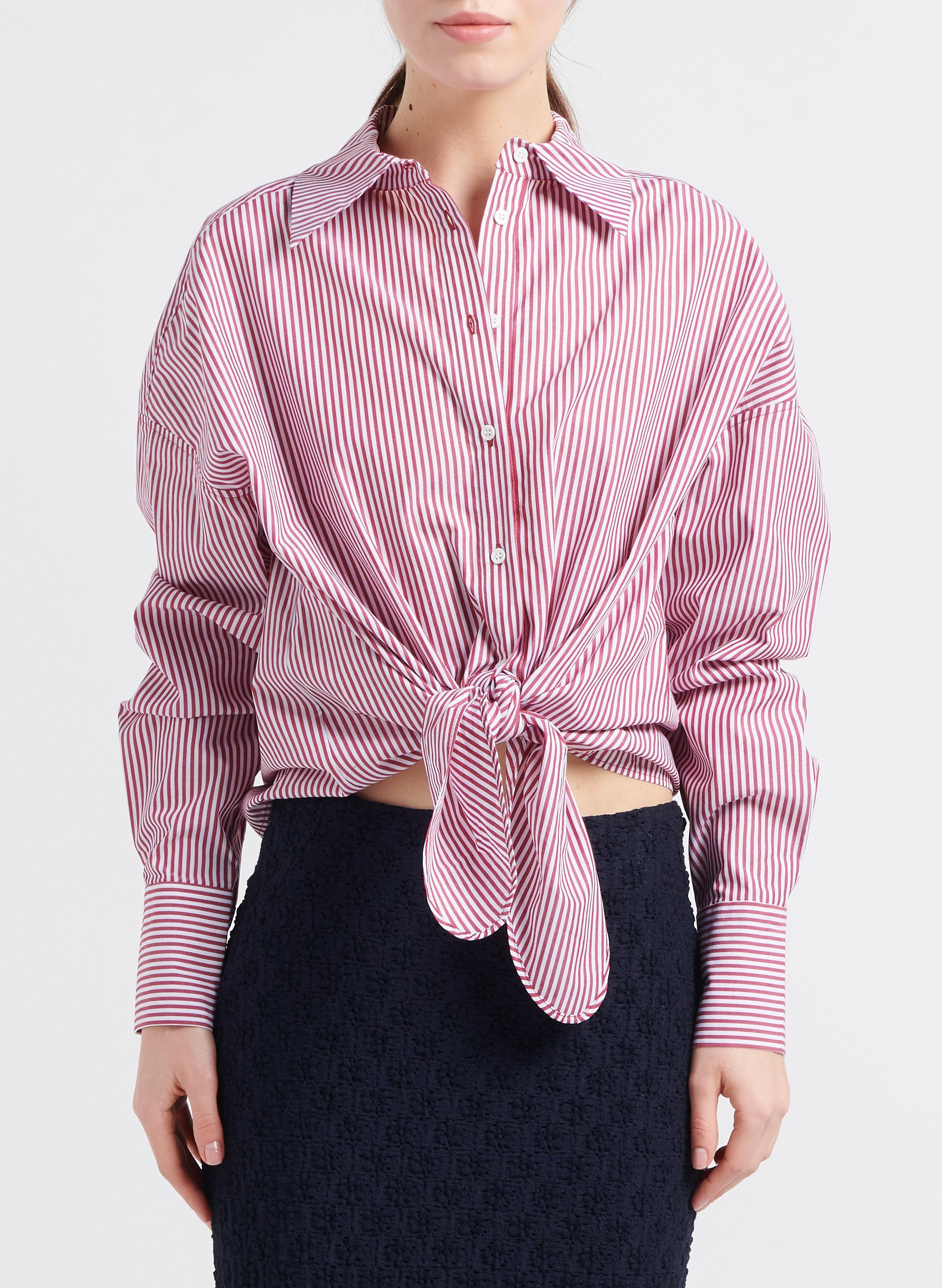 Chemise col classique rayée en coton COLLECTORS CLUB Rayé