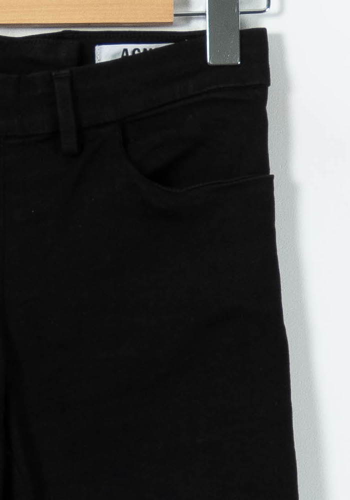 Cropped slim jeans with studs ACNE STUDIOS - Seconde Main Black