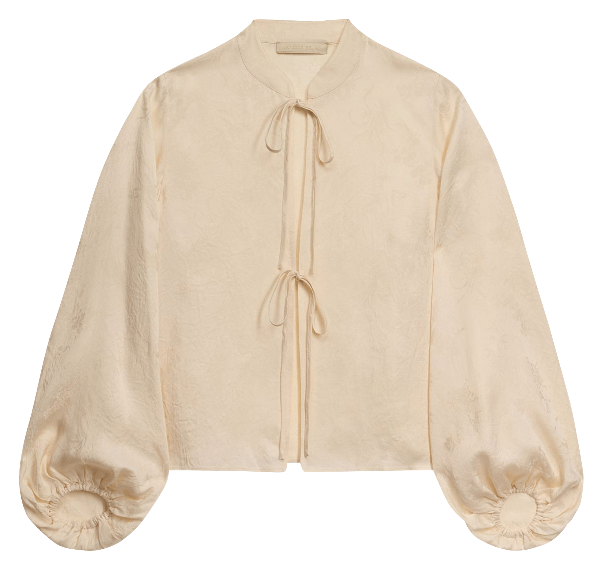 Blusa recta de jacquard estampado VANESSA BRUNO Blanco