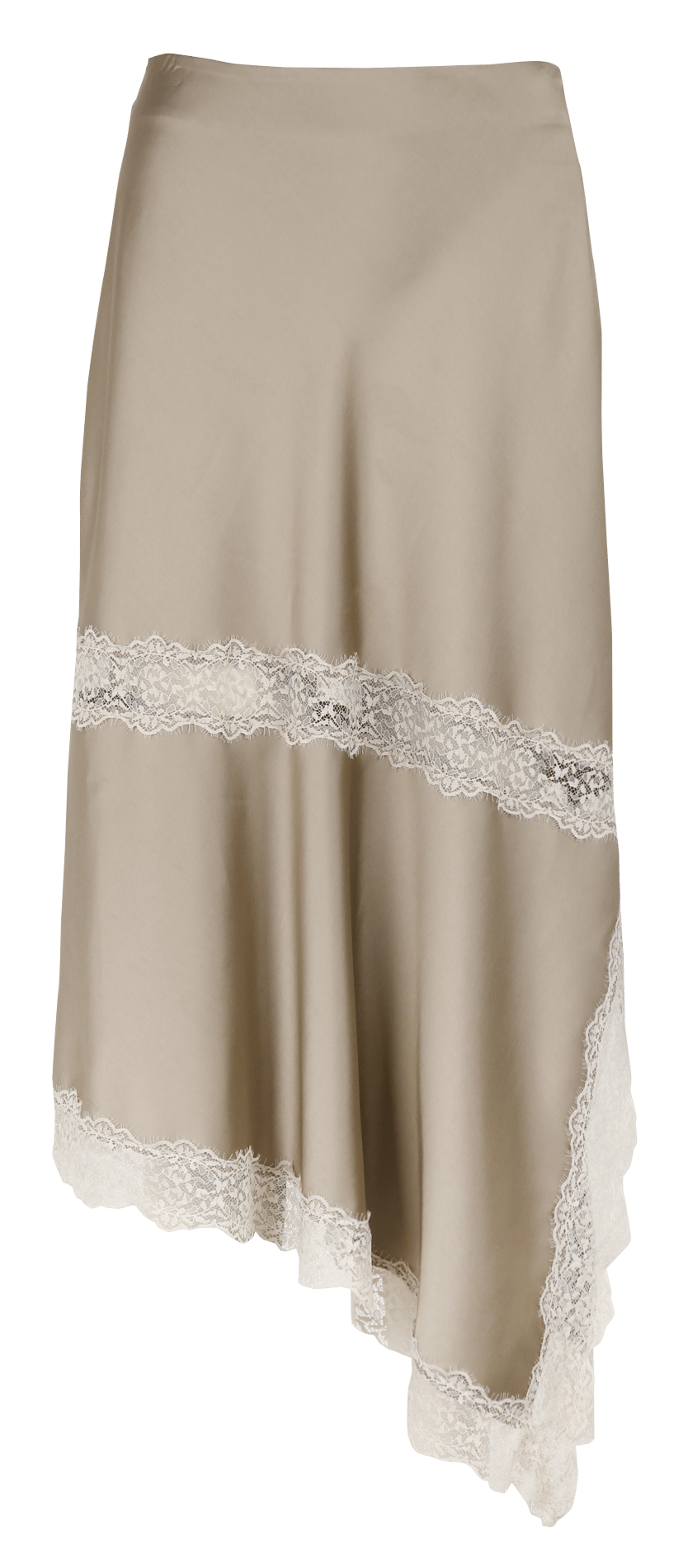 Asymmetrischer Midi-Spitzenrock IMPERIAL