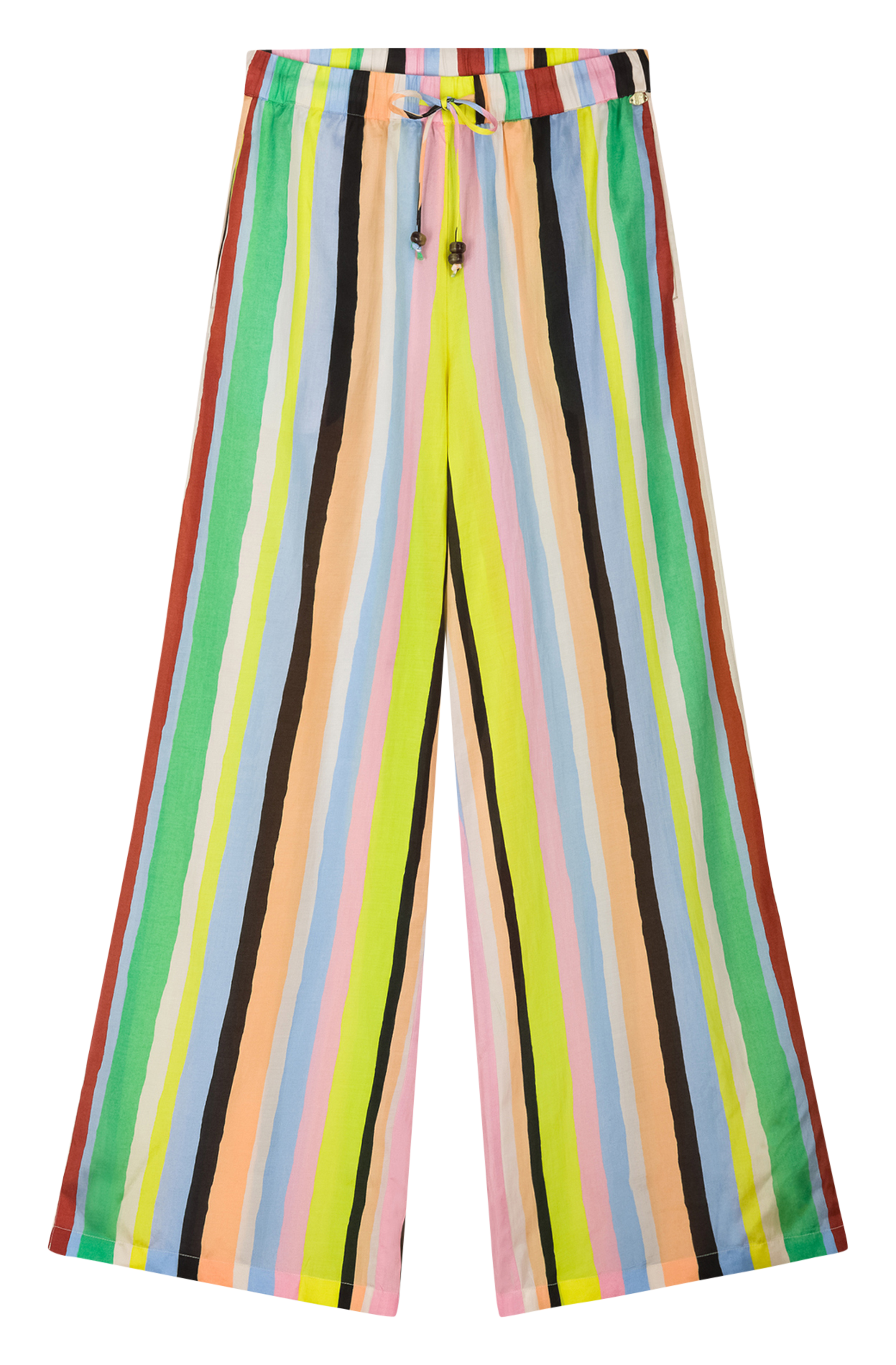 Weit geschnittene Bundfaltenhose aus Leinen-Mix FABIENNE CHAPOT