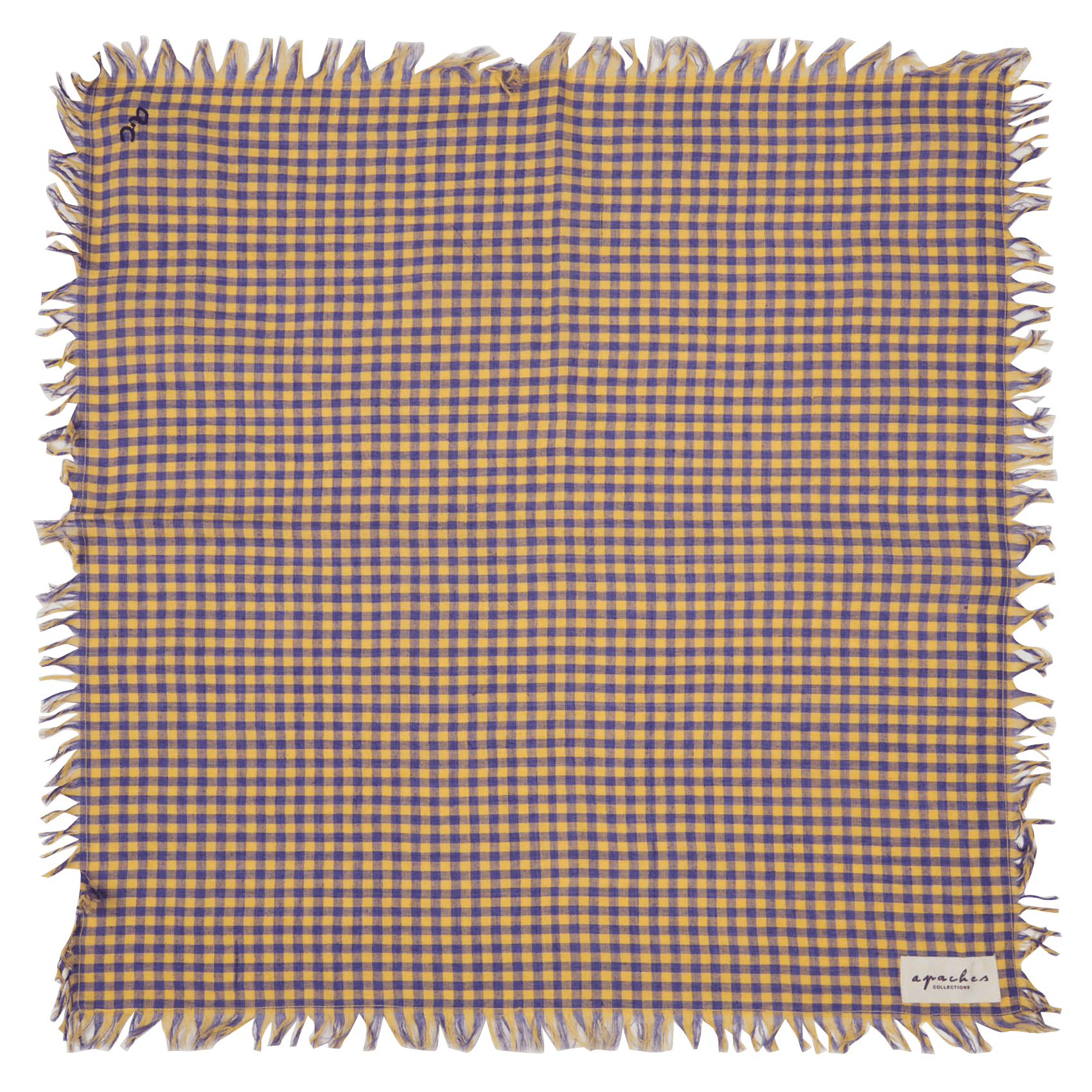 Foulard van katoen APACHES COLLECTIONS Blauw