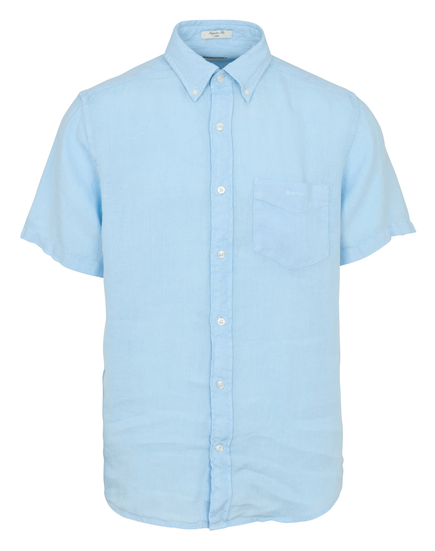 Chemise col classique en lin GANT Bleu