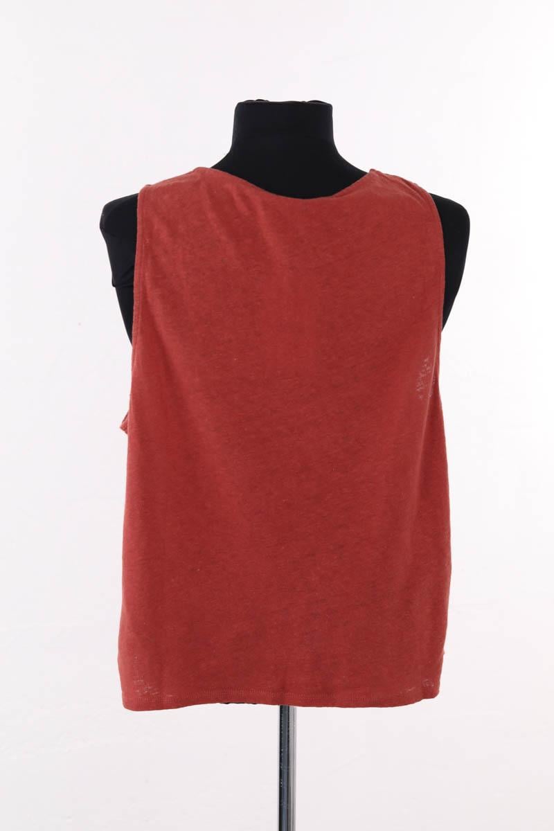Top sans manche SEZANE - Seconde main Rouge