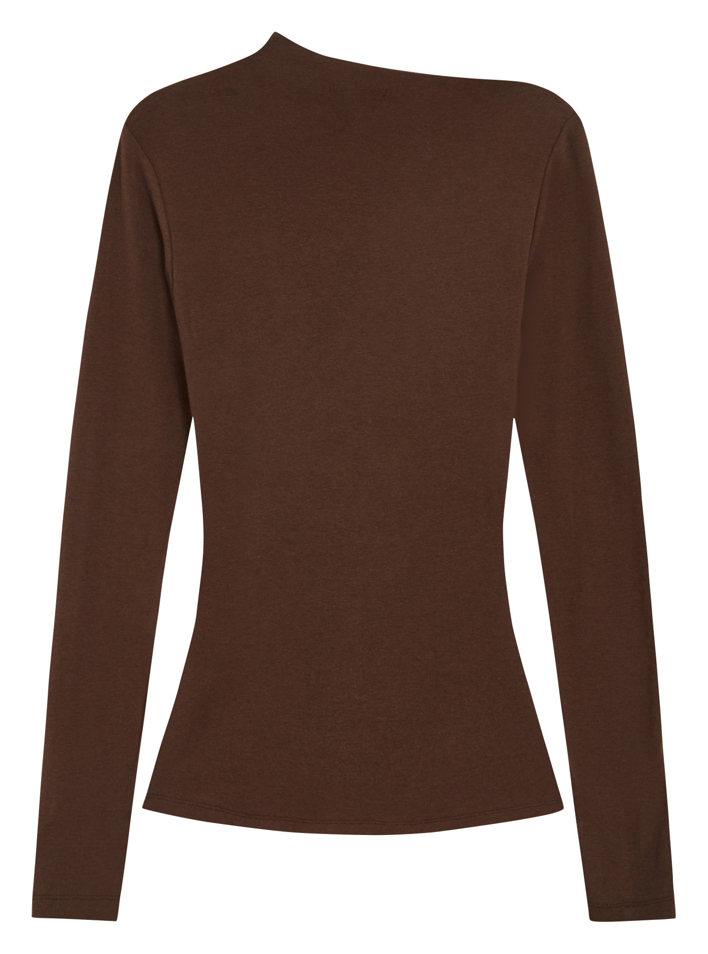 Fitted high neck t-shirt GRACE ET MILA Brown
