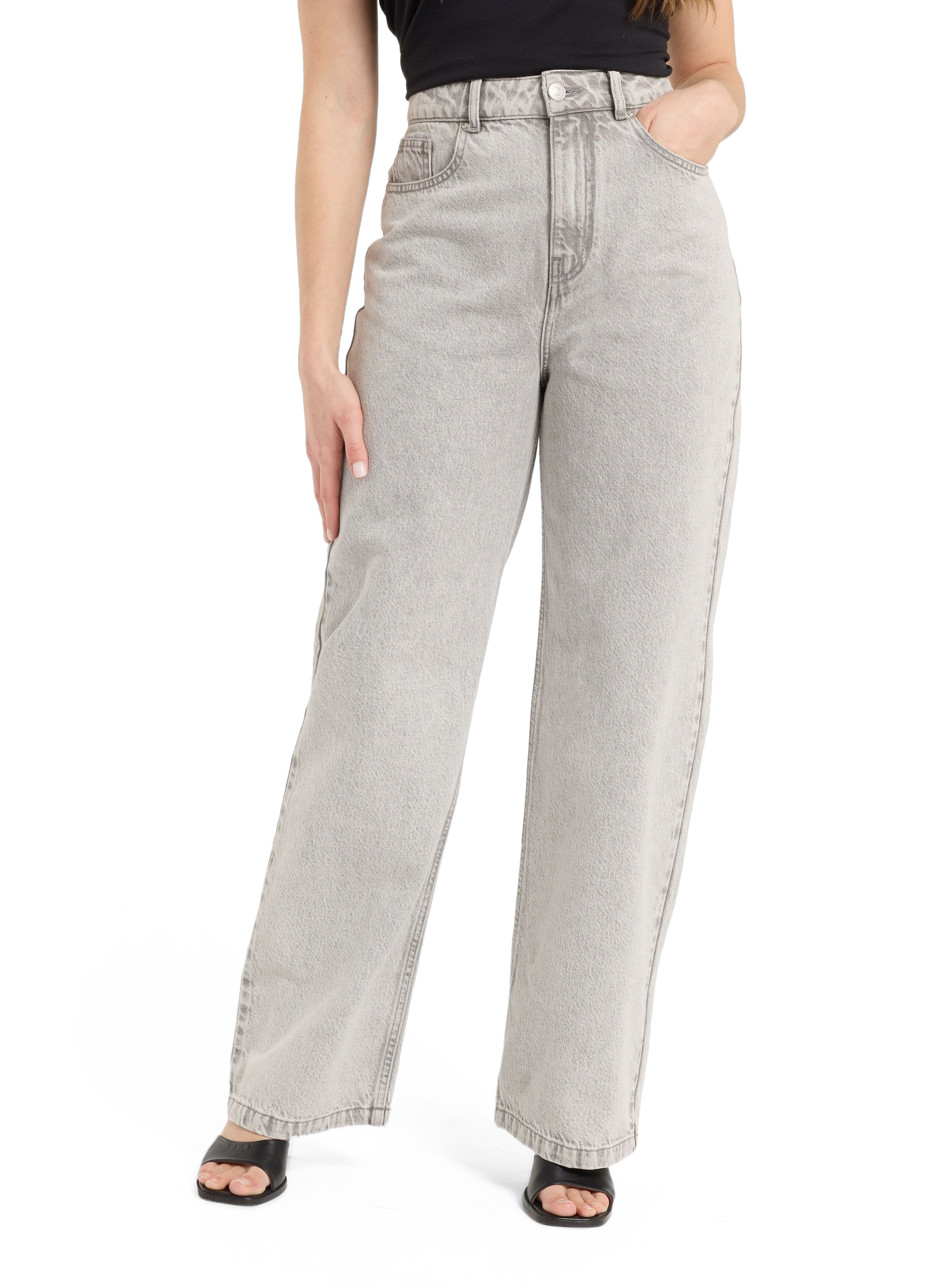 Grote katoenen jeans SAISON 1865 Grijs