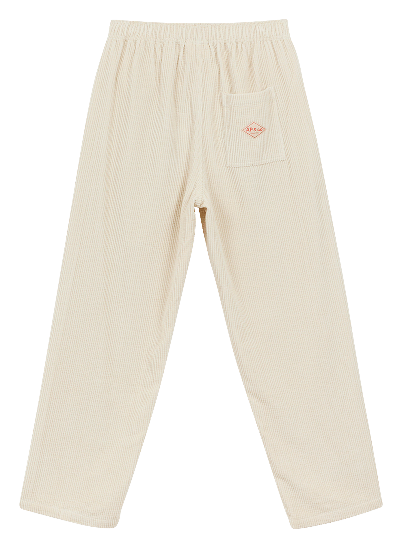 Pantalon droit en velours A.P Beige