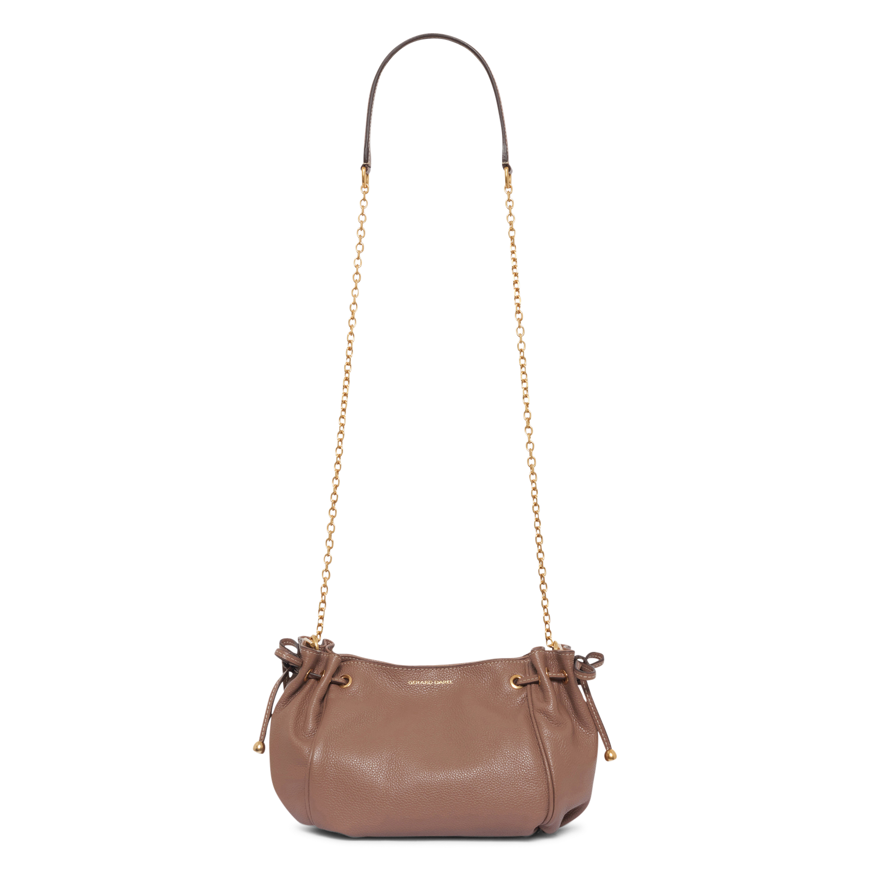 Bolso bandolera de piel GERARD DAREL Marron