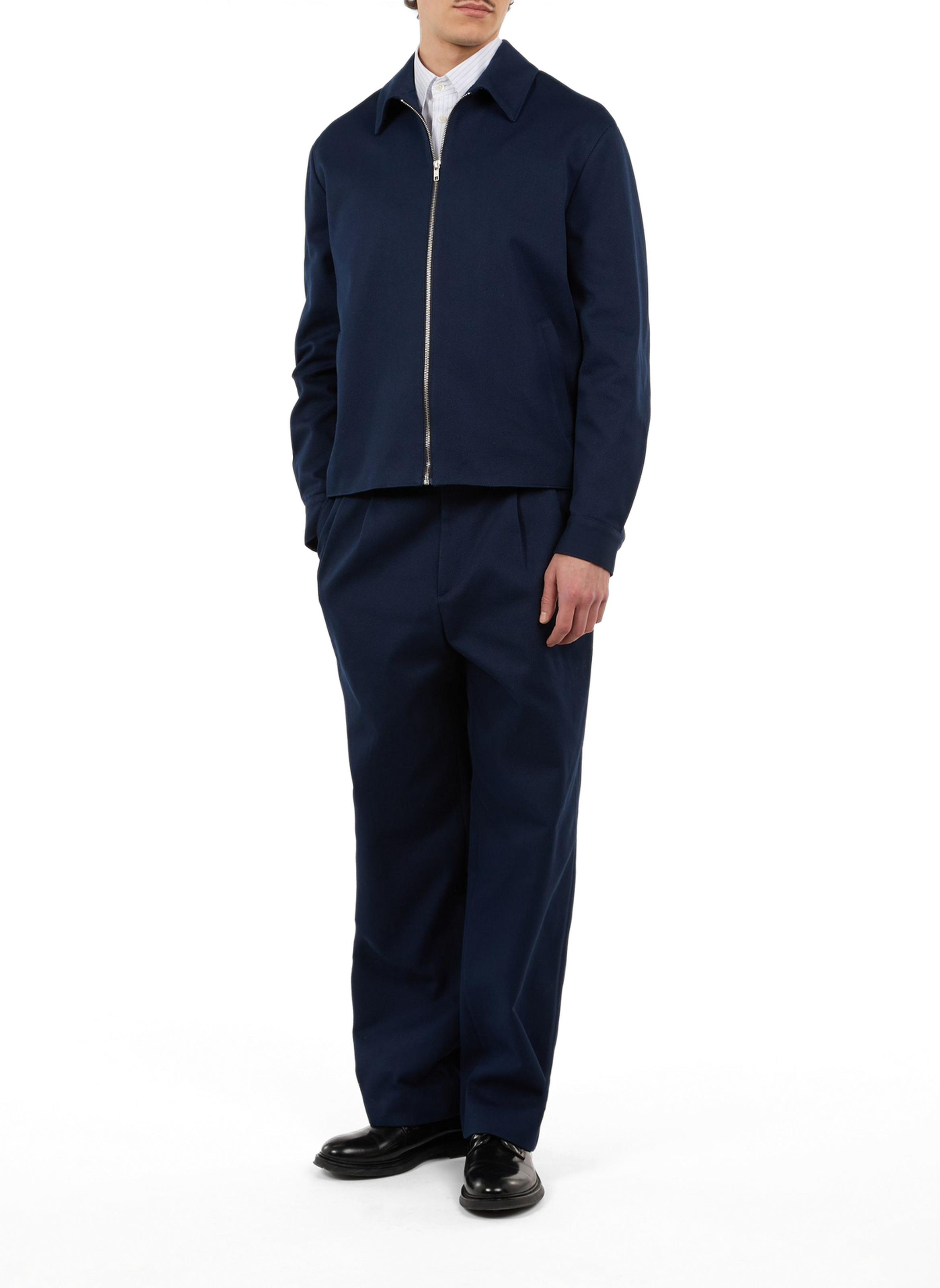 Good classic wool jacket with a good collar SAISON 1865 Blue