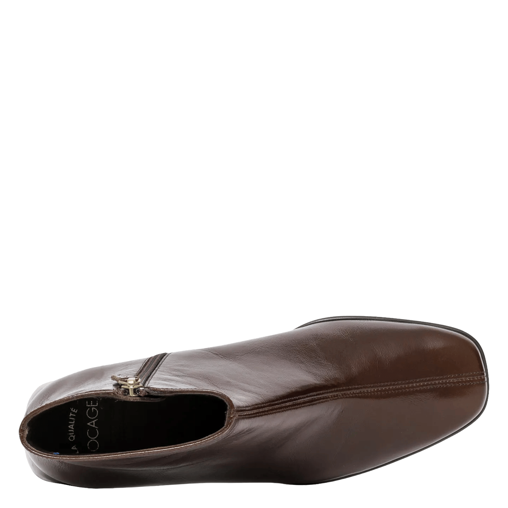 Lakleren enkellaarzen | Bruin BOCAGE Dames