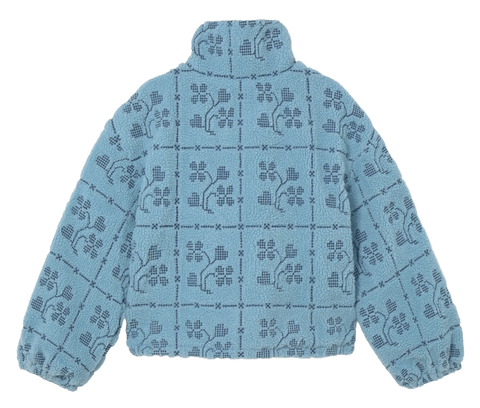 High-neck jacket THE TINY BIG SISTER Blue