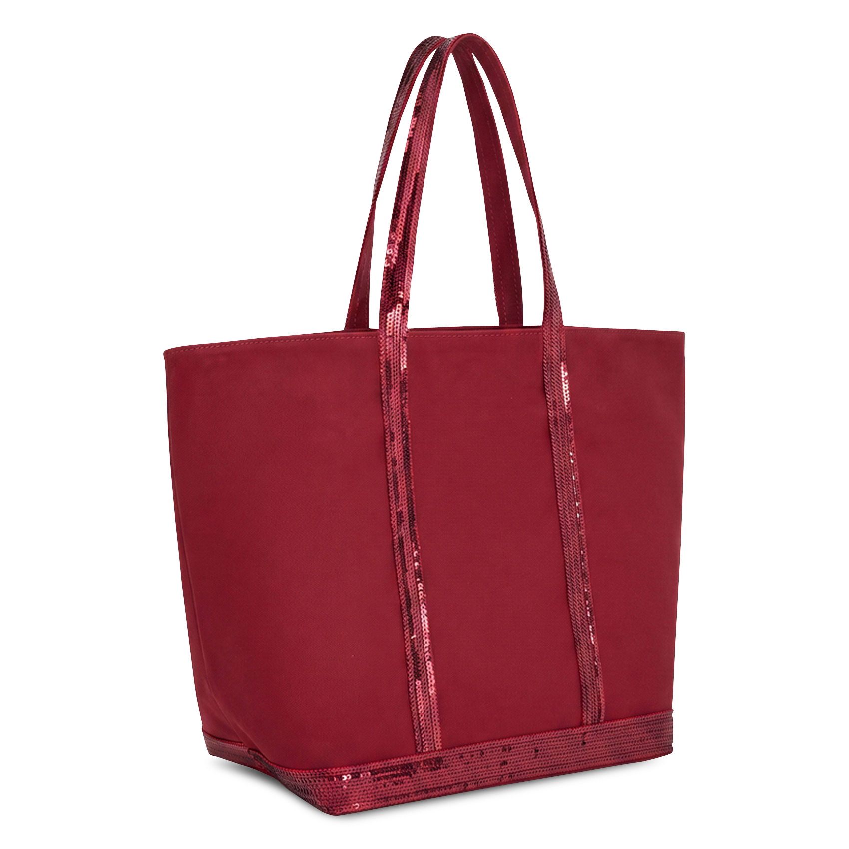 Katoenen shopper met lovertjes | Rood VANESSA BRUNO Dames