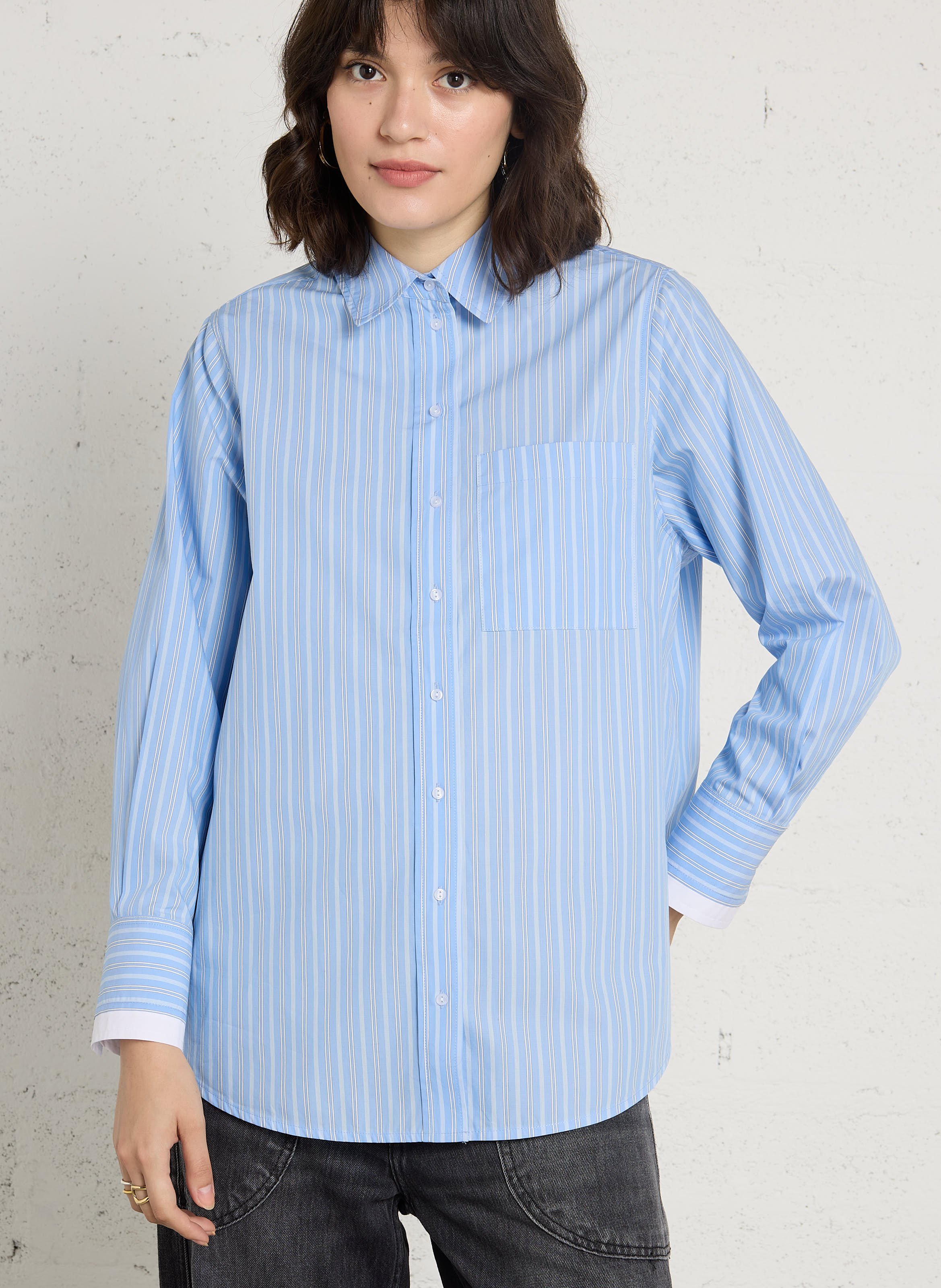 Weites Hemd SUD EXPRESS Blau