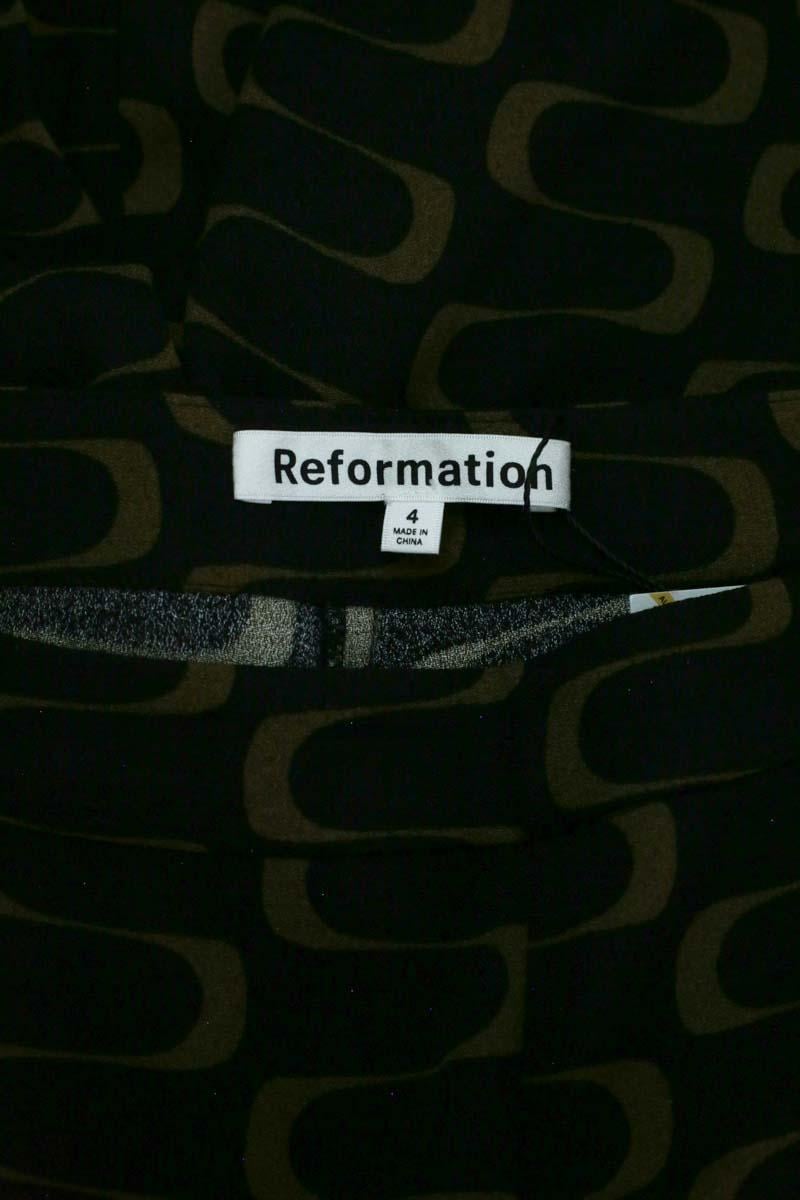 Wide-leg pants REFORMATION - Seconde Main Black