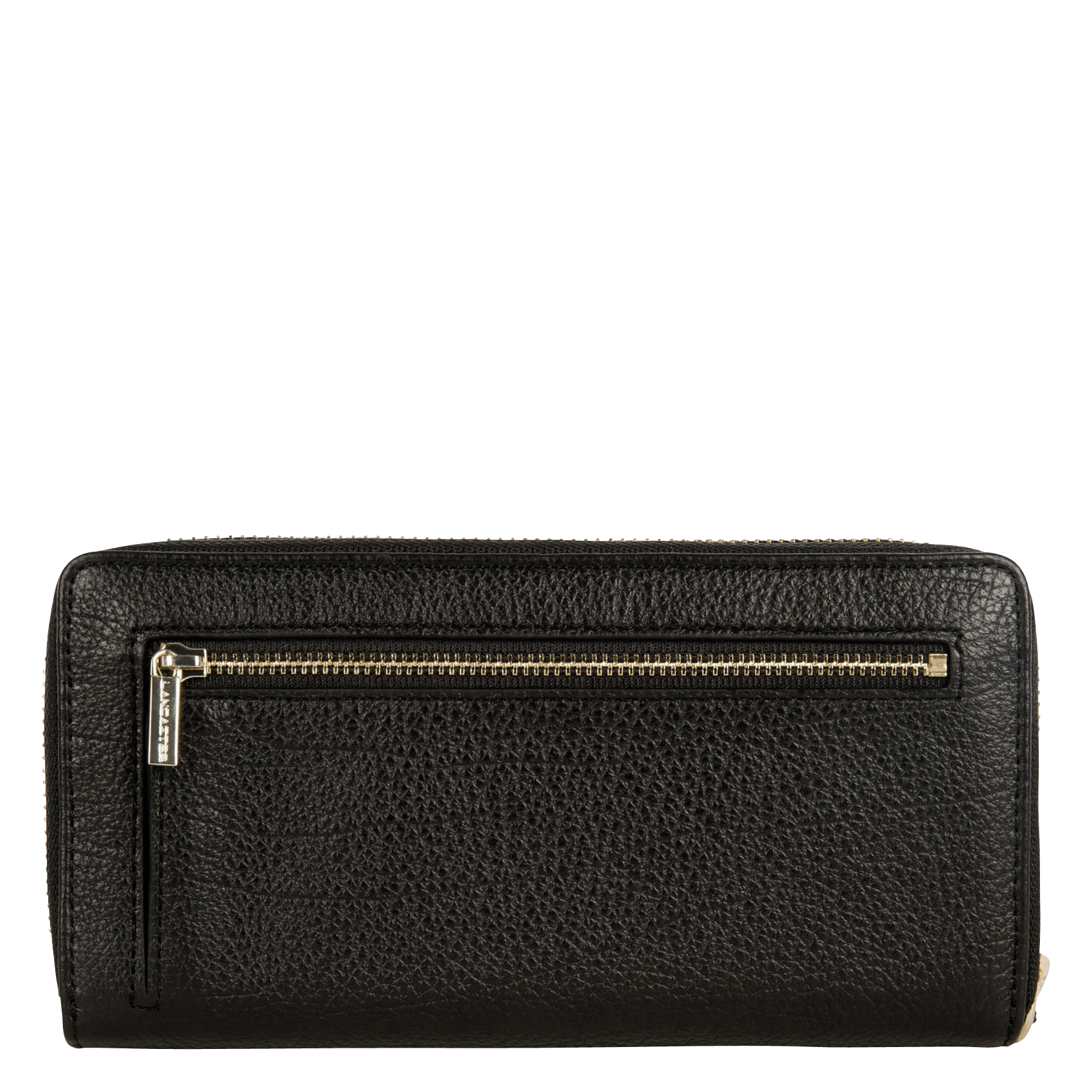 Zipped leather wallet LANCASTER PARIS Black