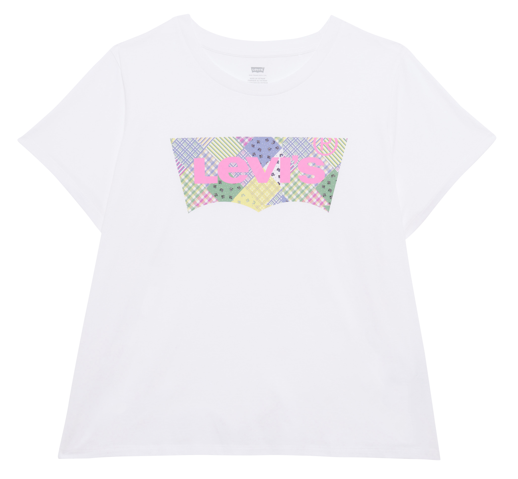 Tee-shirt col rond sérigraphié en coton  LEVI'S