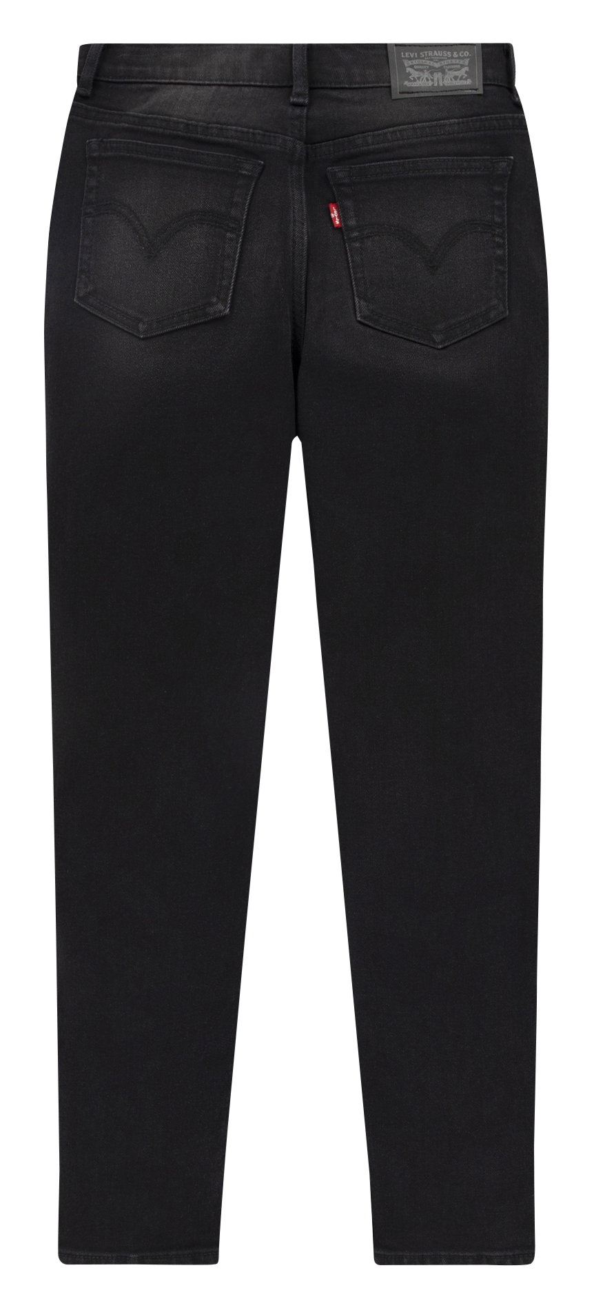 Jean mom en coton mélangé LEVI'S KIDS Noir