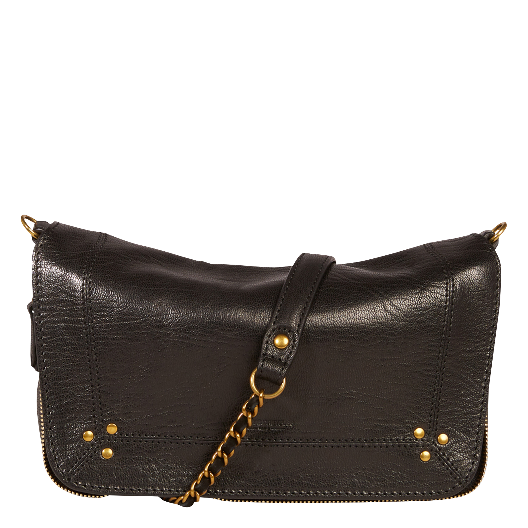 Leather shoulder bag JEROME DREYFUSS Black