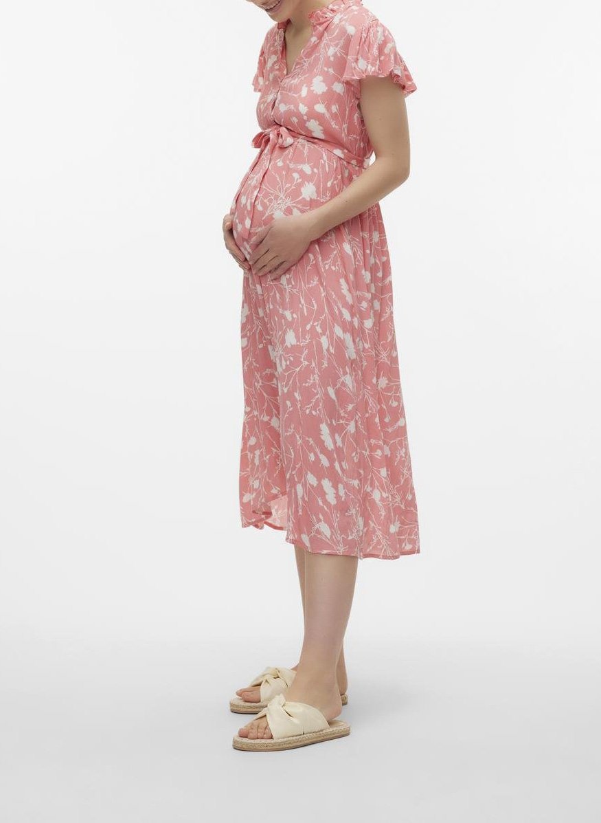 Printed shirt dress MAMALICIOUS Multicolored